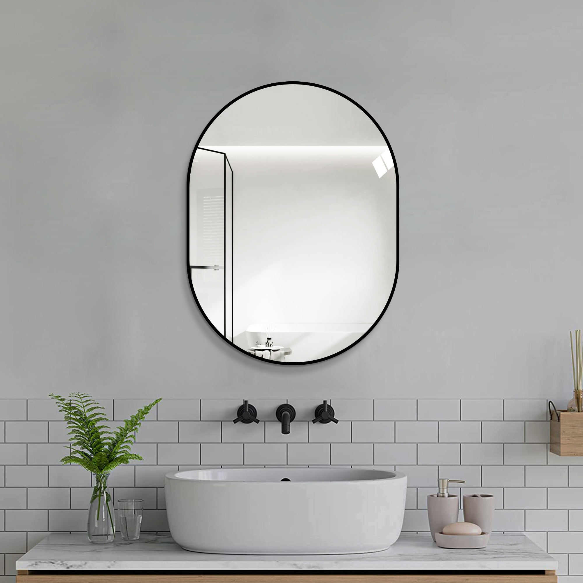 Capsule Bathroom Mirror, picture 2 of 4