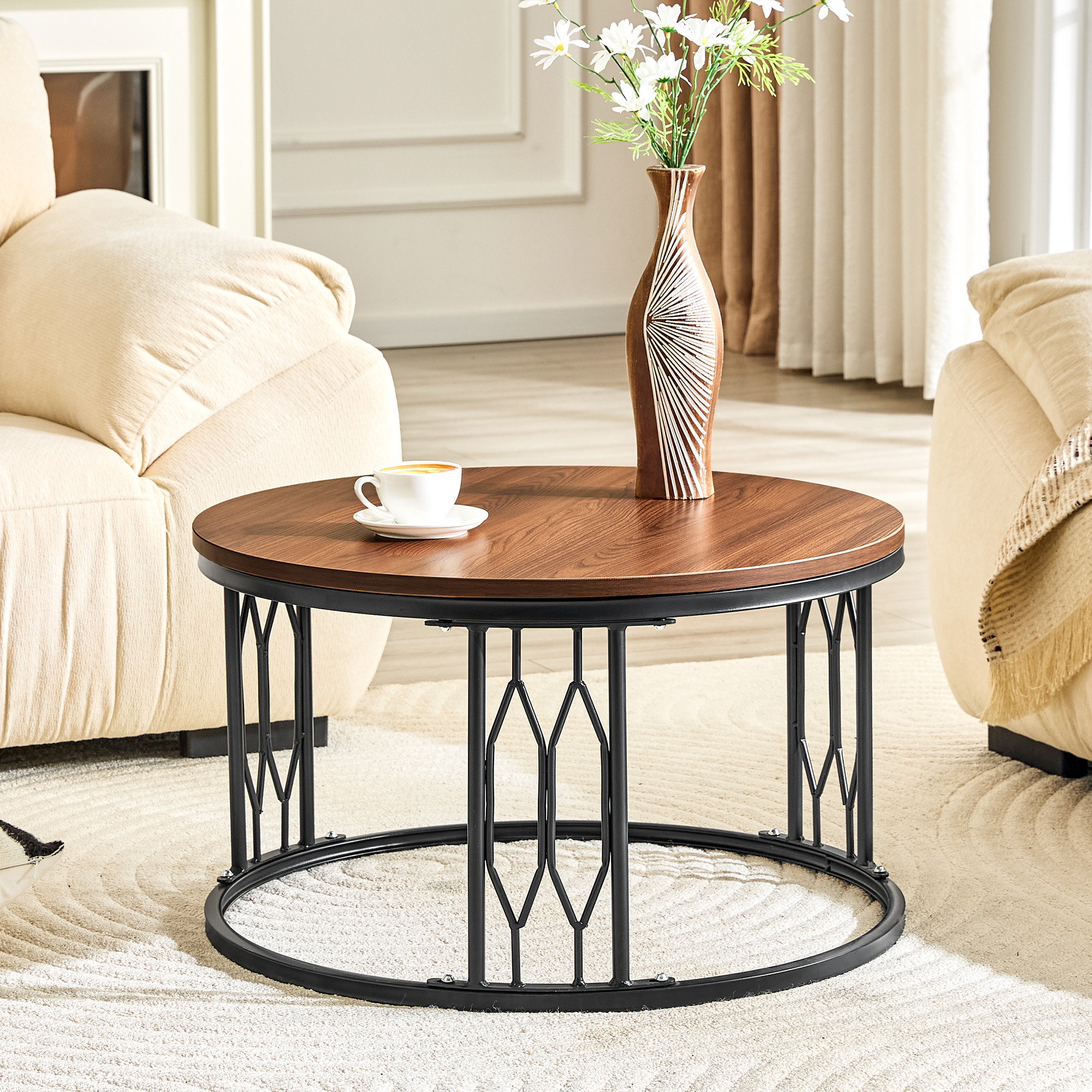 Round MDF Coffee Table, picture 2 of 5