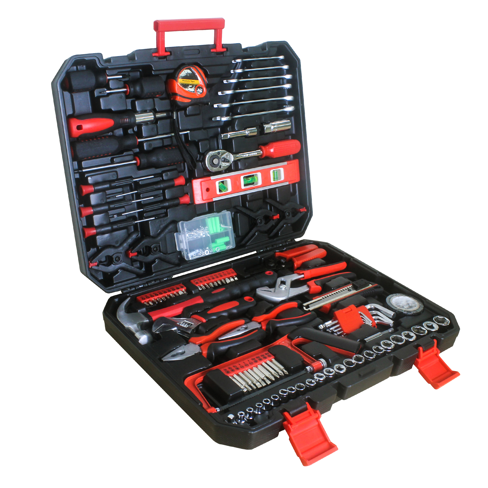 Black Hand Tool Box With Toolset 238Pcs 2