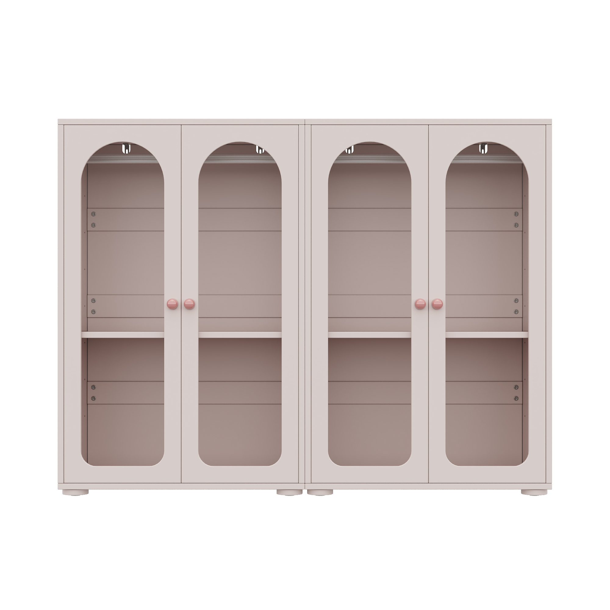 Armoire 2 portes, armoire en vinyle, armoire de rangement pour chambre – Image 4