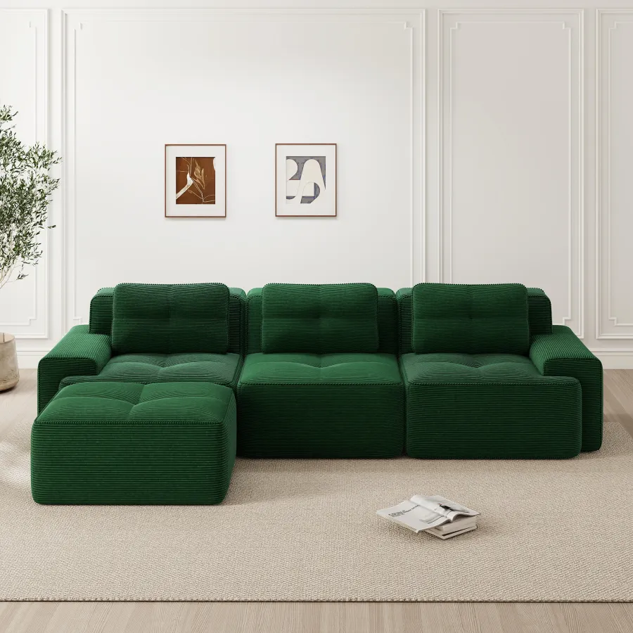 Modulares Cordsofa Wolke L-Form