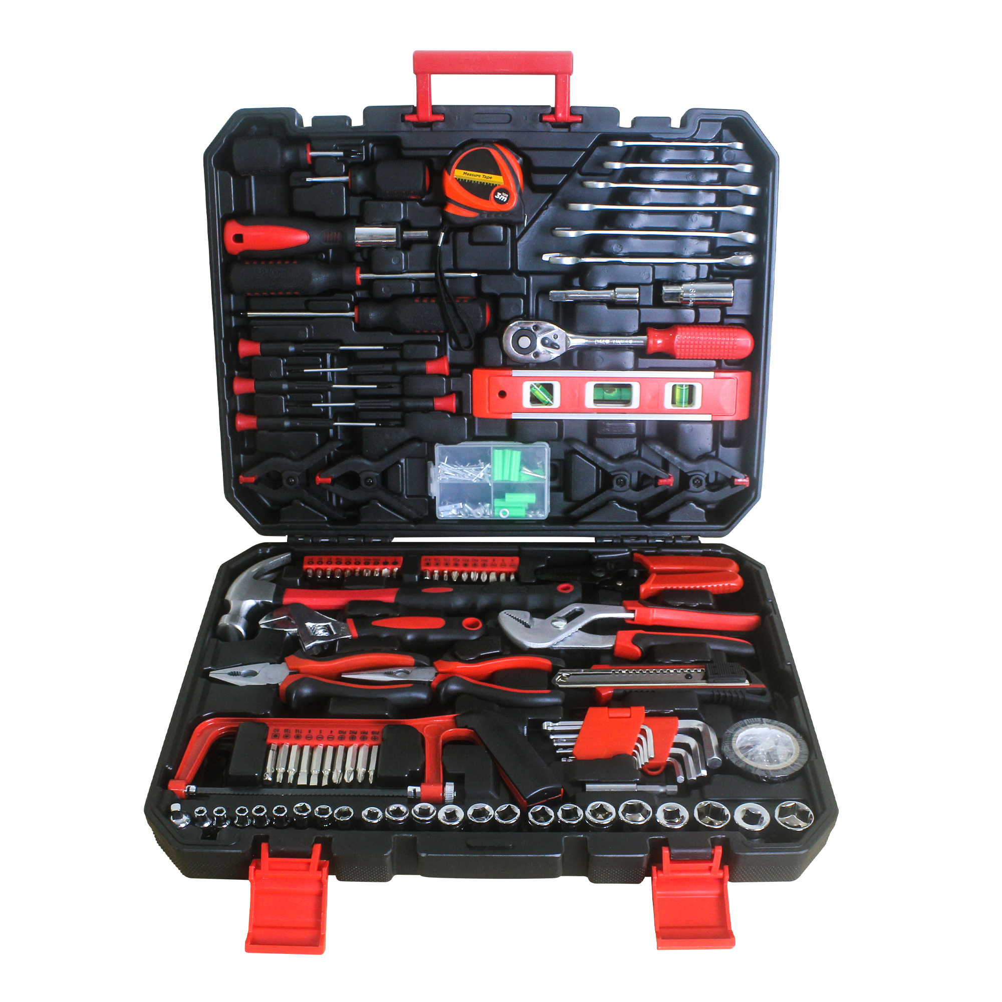 Black Hand Tool Box With Toolset 238Pcs 3