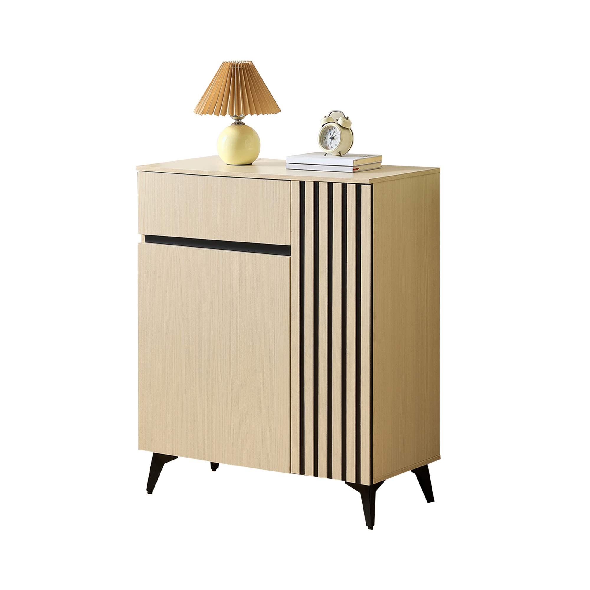 Sideboard, Shoe Cabinet With 2 Doors And 1 Drawer  Versatile Storage Space For Hallway, Living Room Or Bedroom With Adjustable Shelves.  OLD SKU N621P307367N