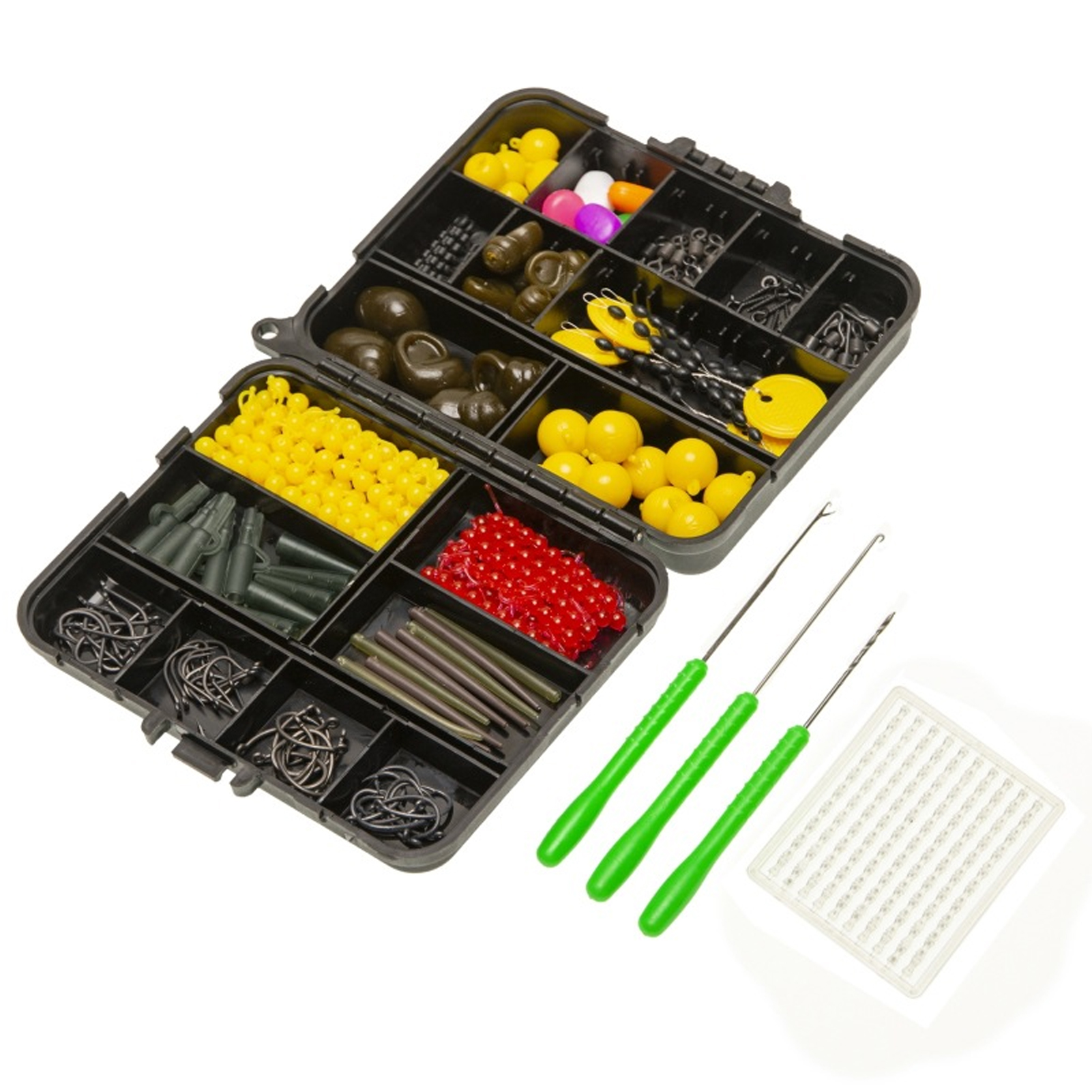 328pcs Carp Fishing Equipment Kit Carp Fishing Tackle Box Include Swivels Bait Float Fishing Needles Fishing Accessories 3