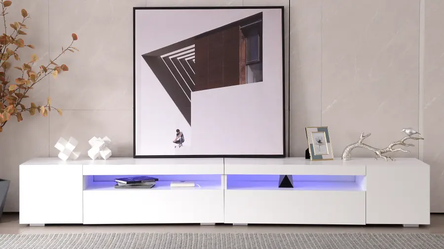 White Modern TV Cabinet