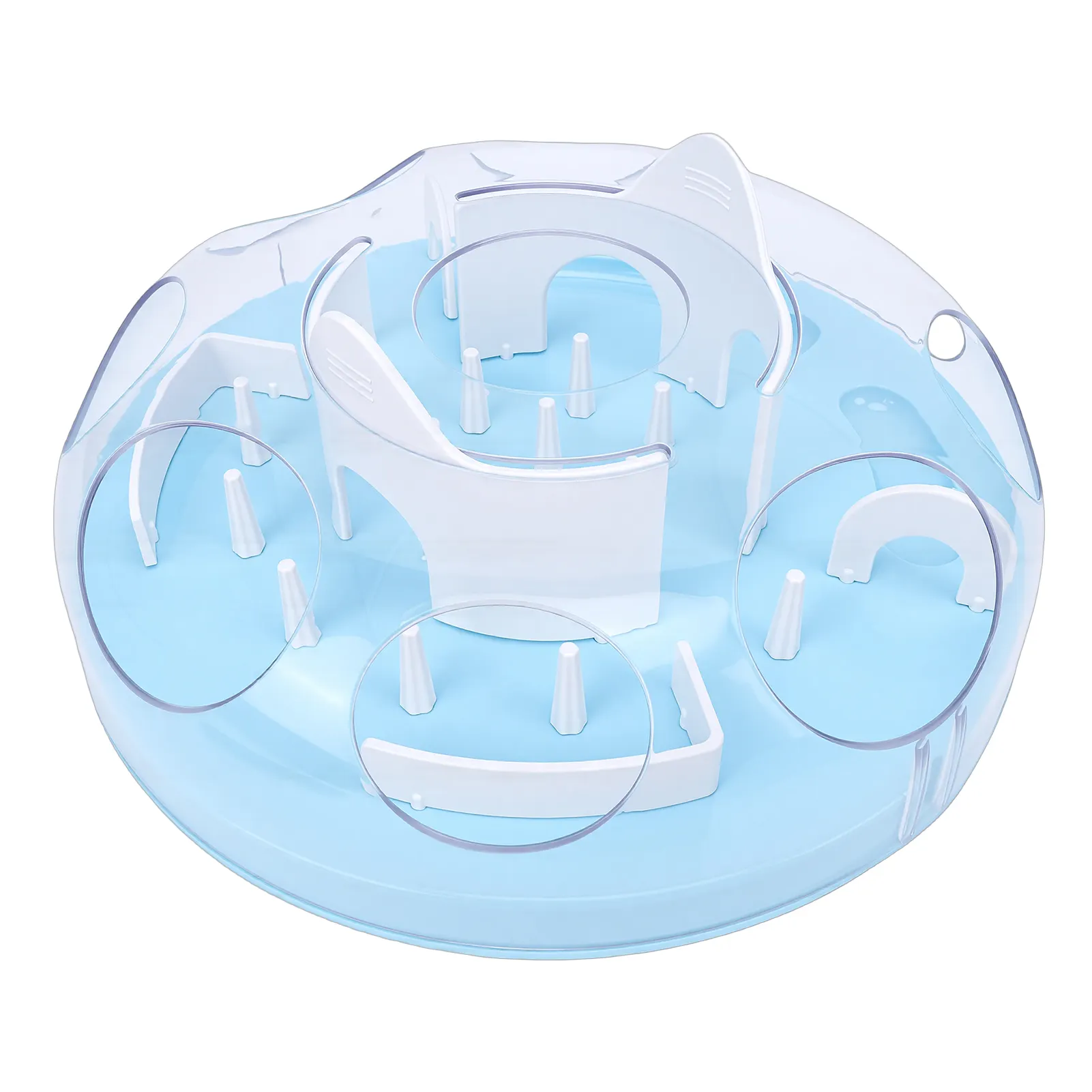 Interactive Cat Puzzle Feeder Funny Food Dispenser