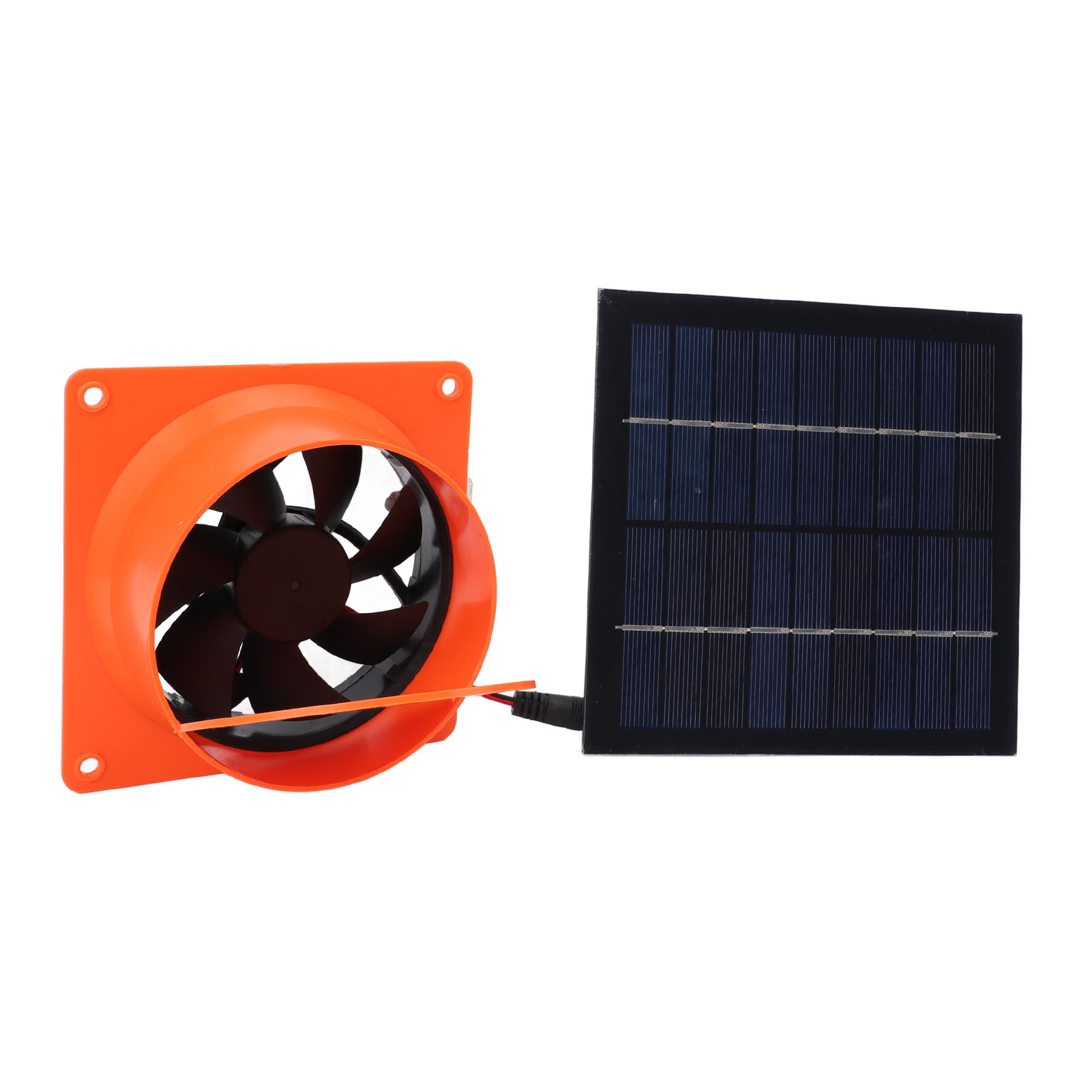 Solar Powered Exhaust Fan Monocrystalline Silicon 20w 5V Solar Panel Vent Fan Kit With Round Baffle For Greenhouse RV Boat 2