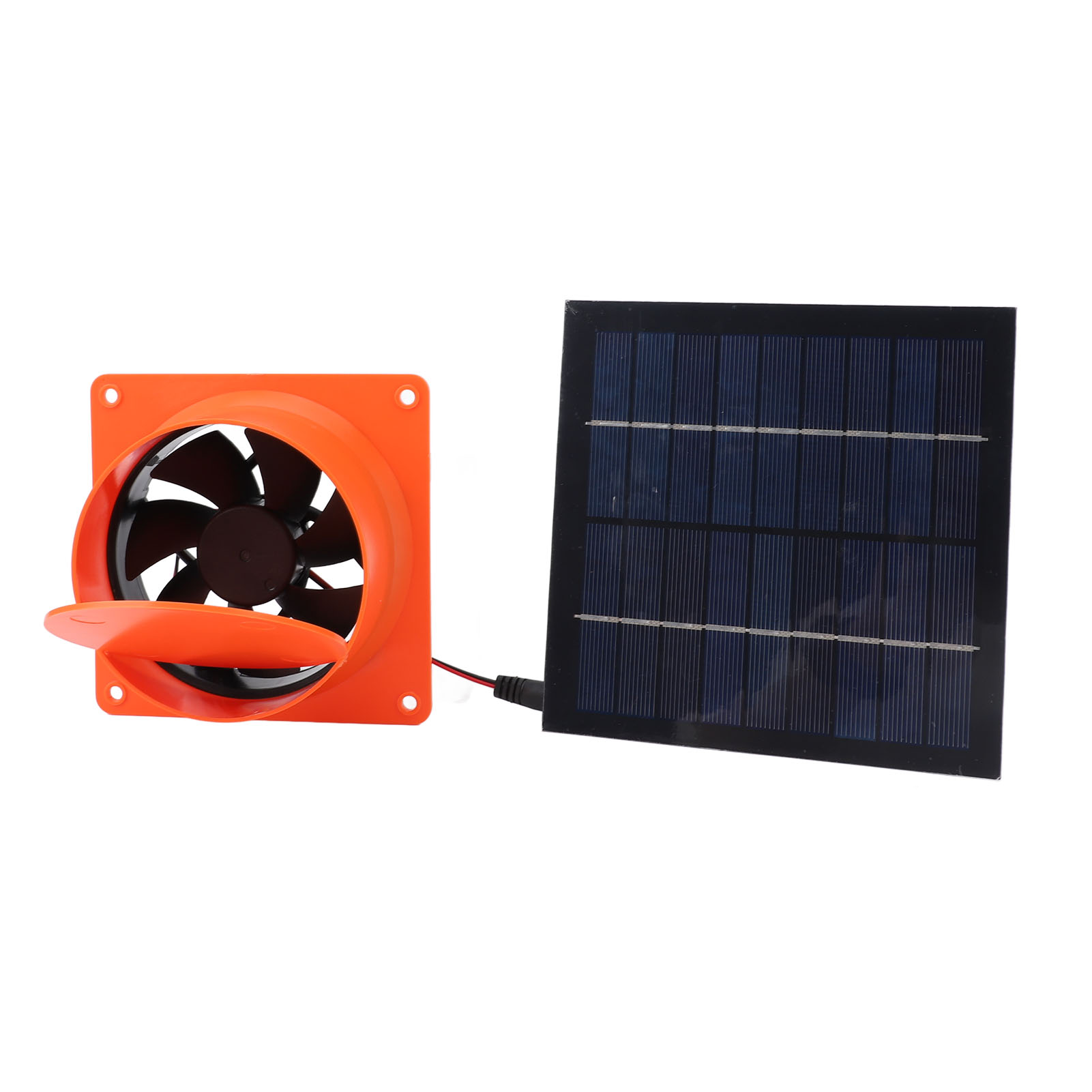 Solar Powered Exhaust Fan Monocrystalline Silicon 20w 5V Solar Panel Vent Fan Kit With Round Baffle For Greenhouse RV Boat 5