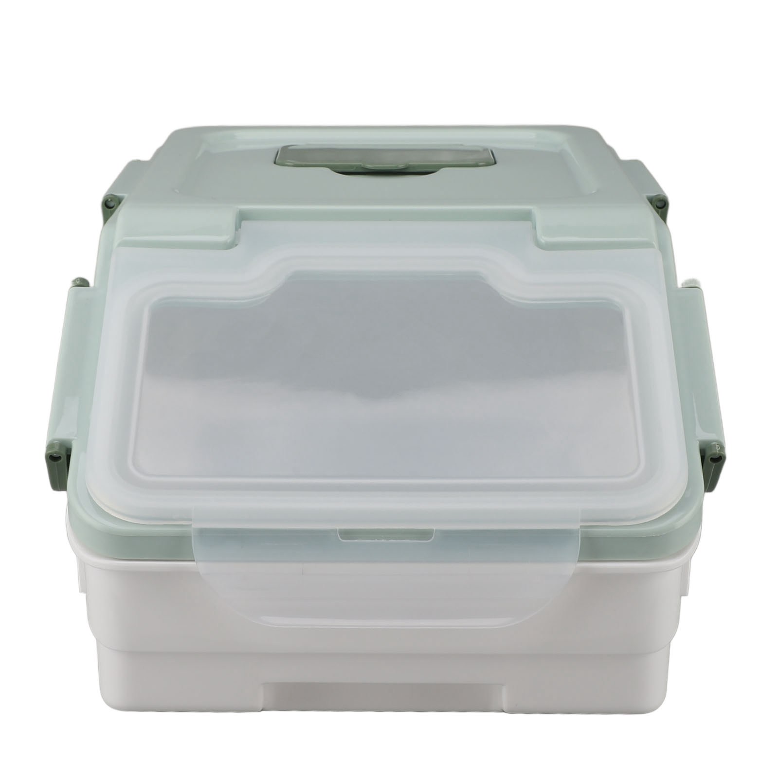 Airtight Rice Container Thickened Rice Storage Bin With Easy Open Lid For Kitchen Grain Flour Snacks Mint Green 5kg / 11lb