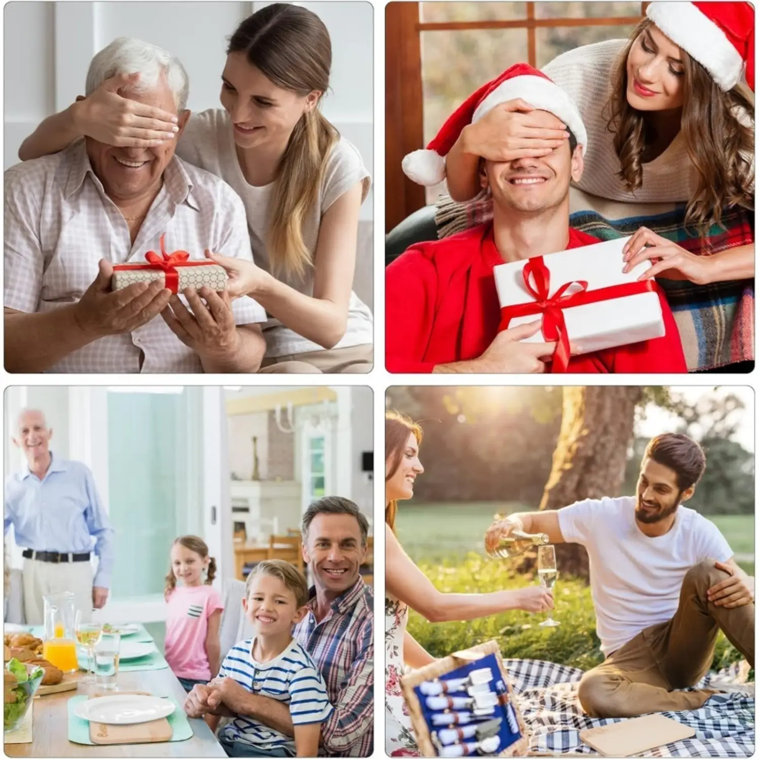 Papa Geschenk, Papa Frühstück Brett, Beste Papa Geschenk, Holz Frühstück Brett, Geburtstagsgeschenke - Party Geschenkpaket Mit Mehreren Elementen