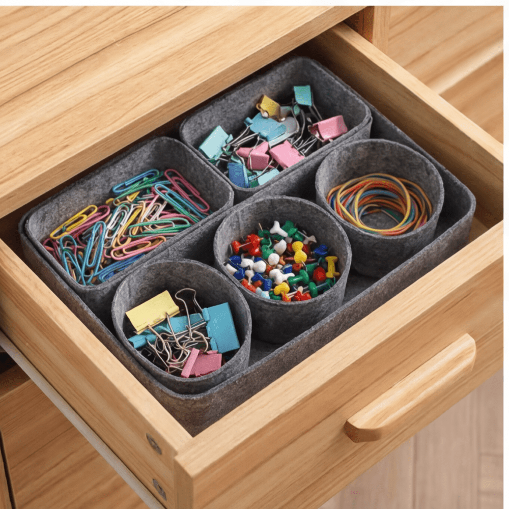 Felt Desk Drawer Organizer
