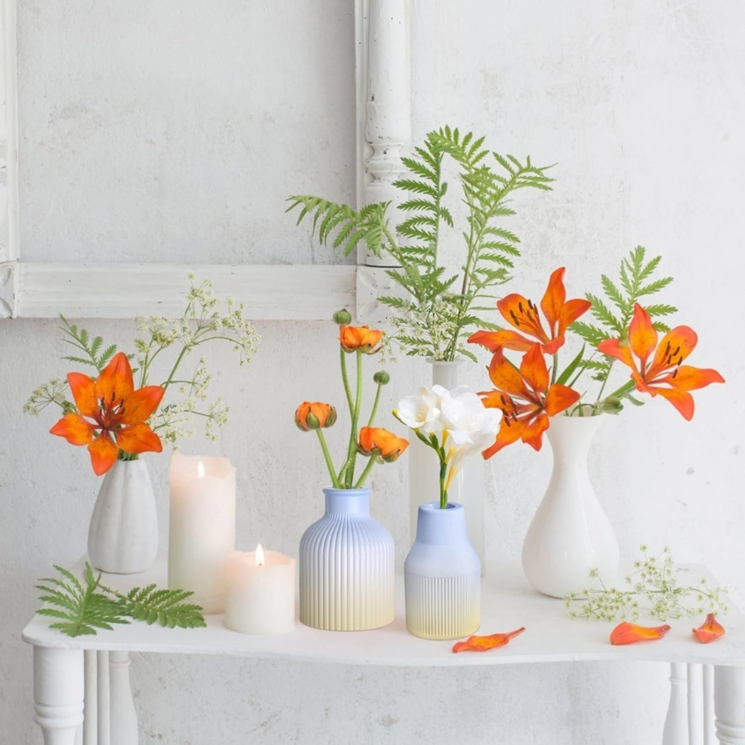 Silicone Vase Molds, Set of 3
