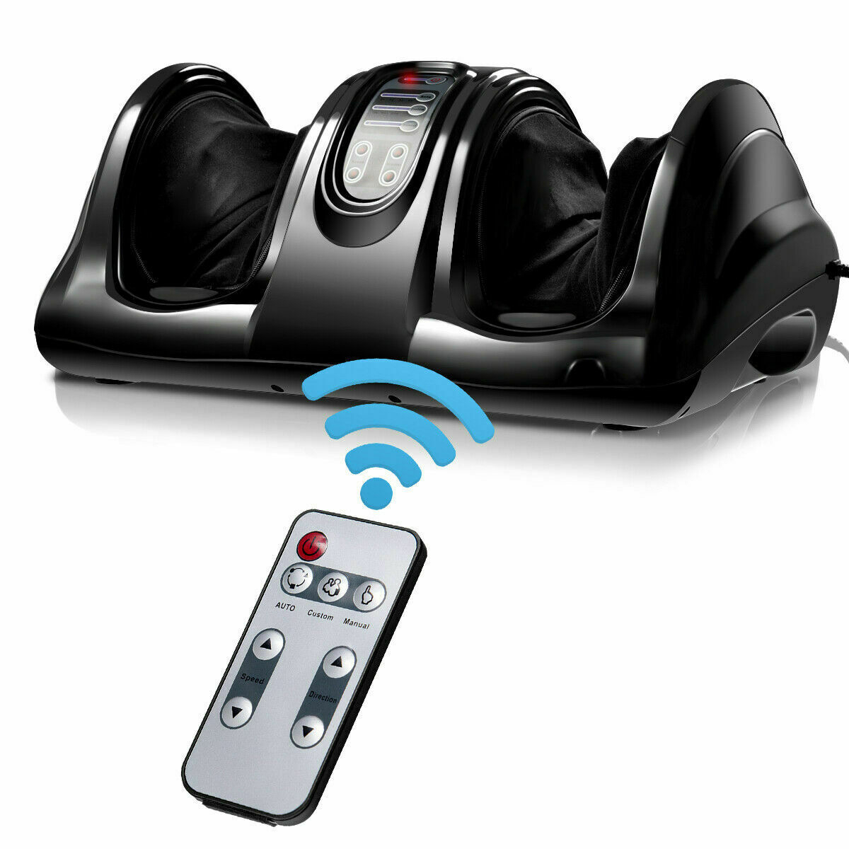 Therapeutic Shiatsu Foot Massager With High Intensity Rollers-Black — foto 4