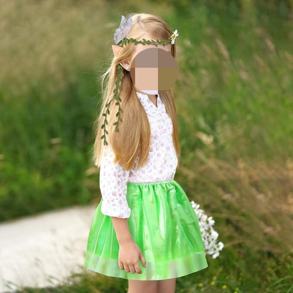 Elf Costume Set with Tulle Skirt