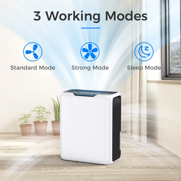 Déshumidificateur 3l, déshumidificateur électrique pour maison de 20 m2 – Image 3