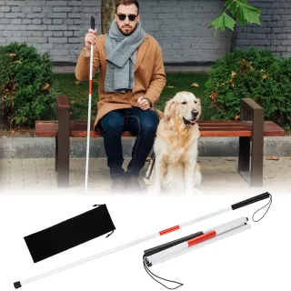Folding Hiking Poles, Walking Stick, Collapsible Walking Stick With Storage Pouch (38 Cm), Lightweight Trekking Pole For Walks And Travel, Practical Everyday Accessories - Hand Too