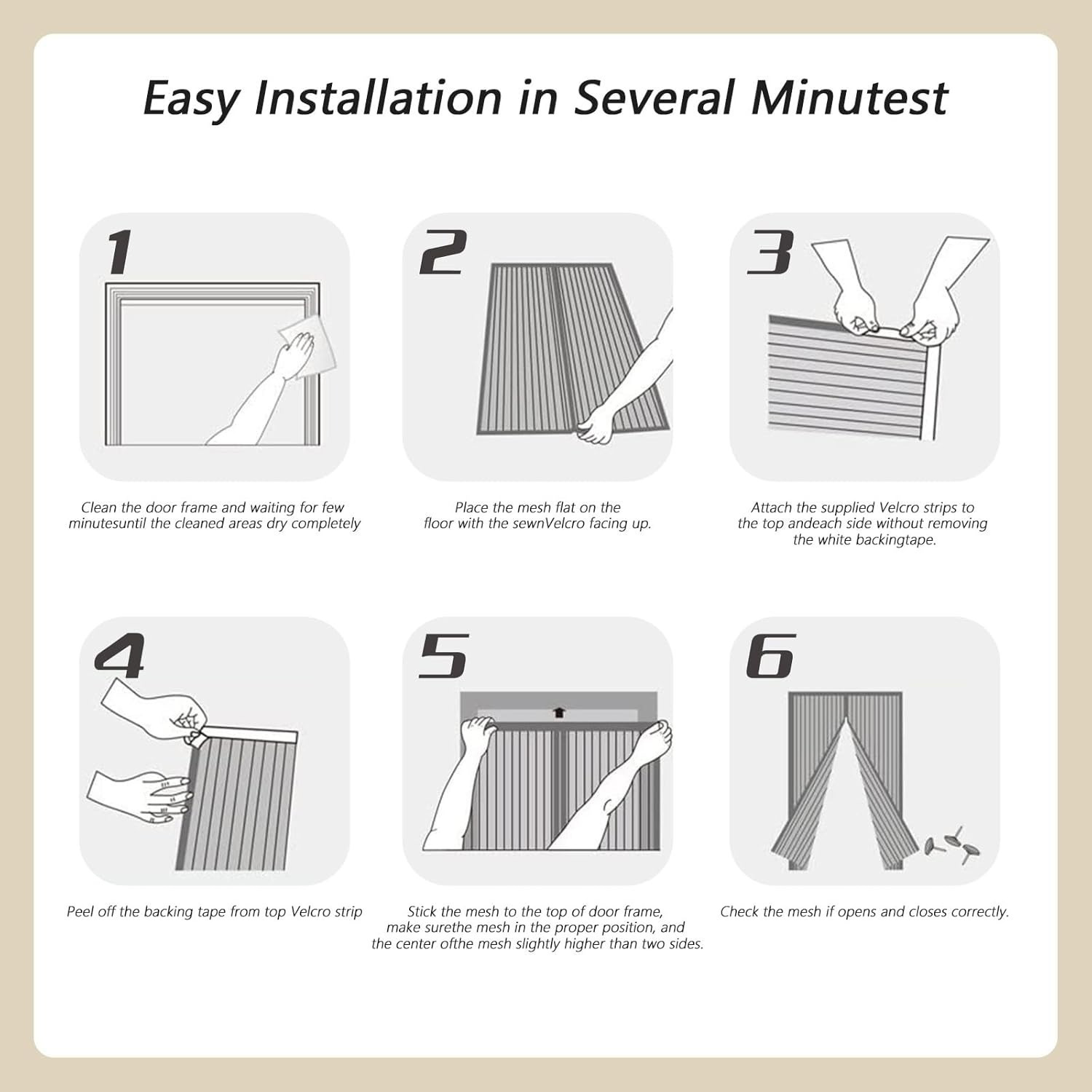 90x210 Cm White Magnetic Curtain With Adhesive Tape—Easy Privacy Screen For Doors And Windows—Event And Party Supplies — foto 4