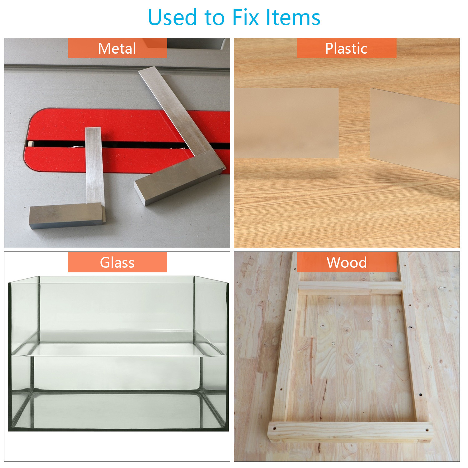 Corner Clamp Set With 4 Angle Clamps, Nylon Gloves, And Measuring Tape; Practical Helper Set For Assembly And DIY Projects