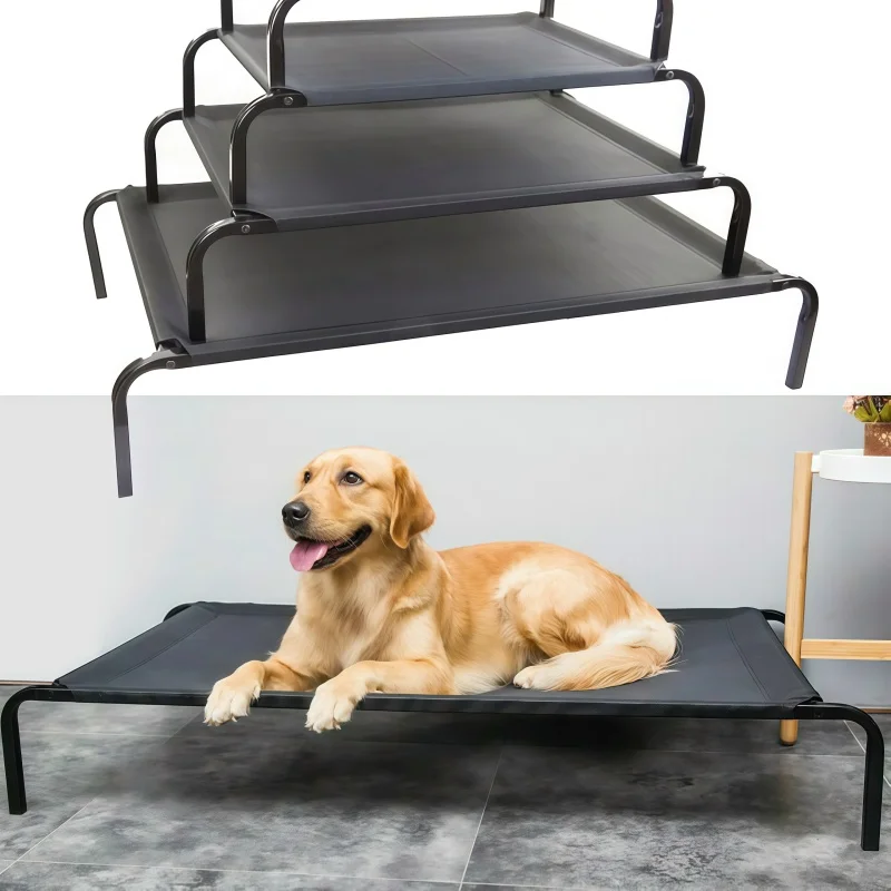 Cama elevada impermeable para perros