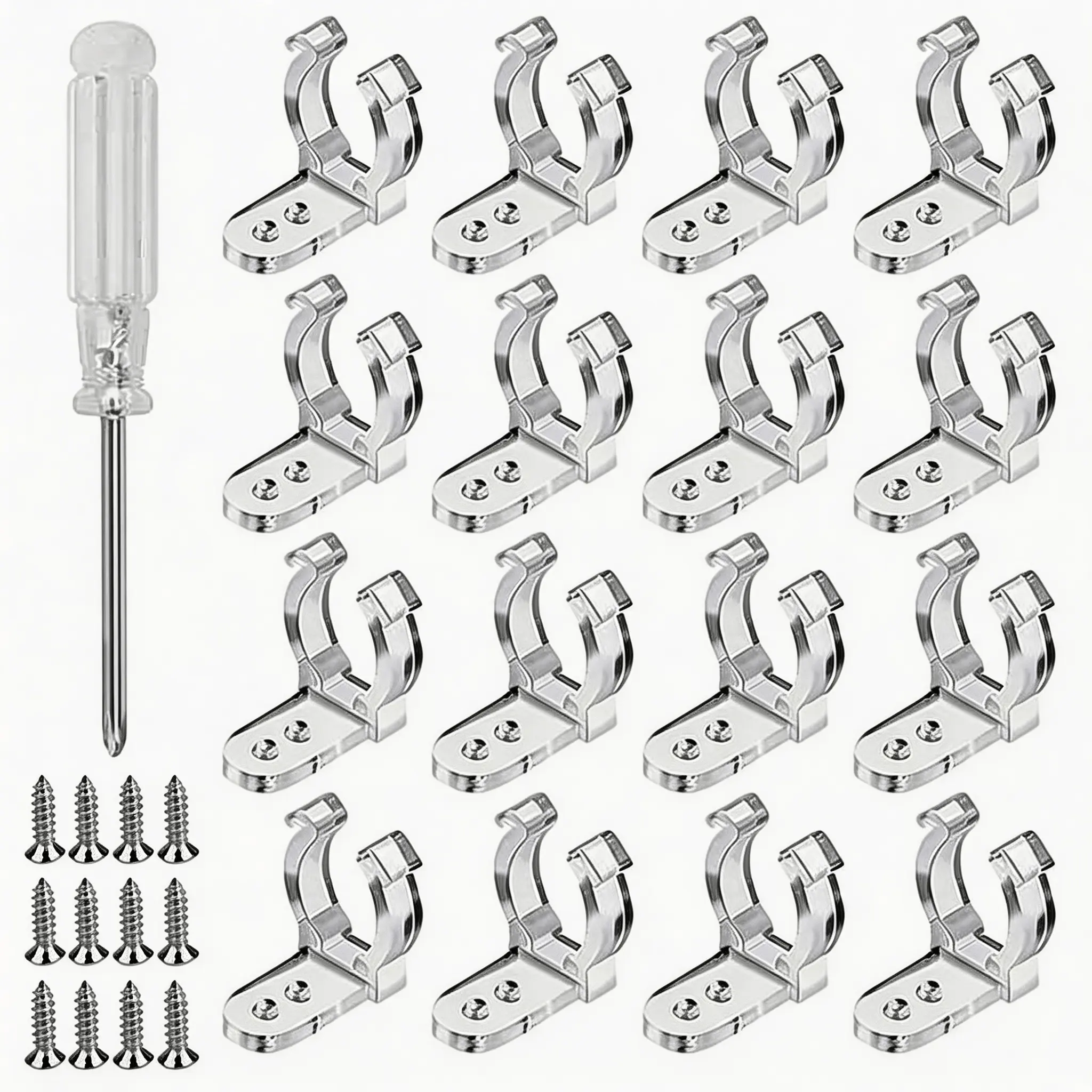 Transparent Phillips-head Screwdrivers With 100 String Light