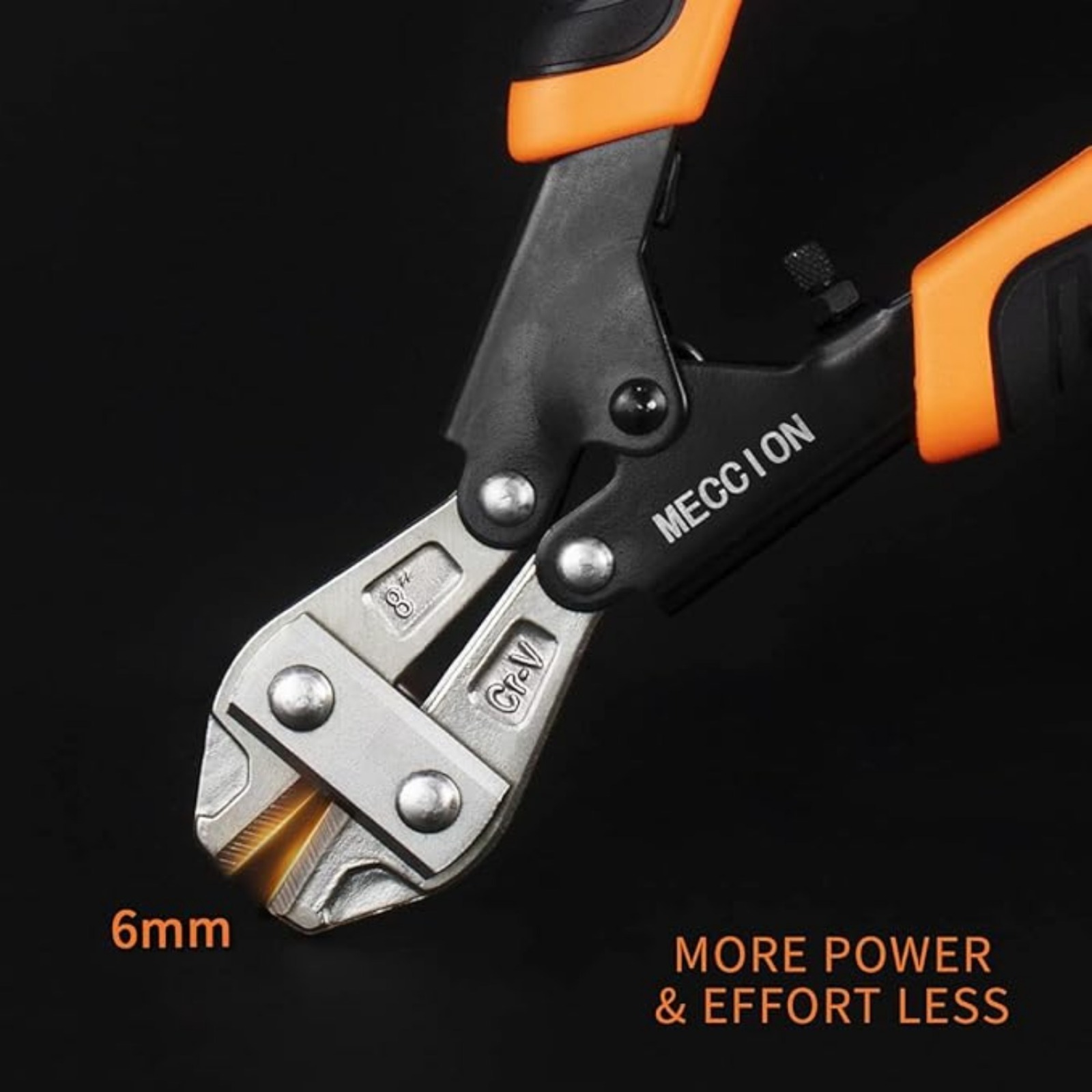 Screw Cutter 8" CR-V Mini Screw And Wire Cutter, Cable, Chain, Spring Cutter With Comfortable Soft Rubber Grip — foto 5