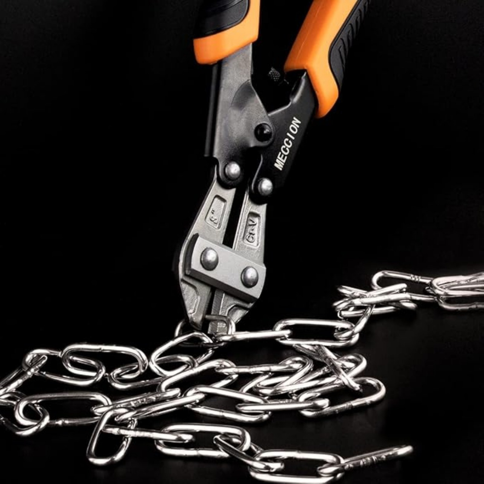 Screw Cutter 8" CR-V Mini Screw And Wire Cutter, Cable, Chain, Spring Cutter With Comfortable Soft Rubber Grip