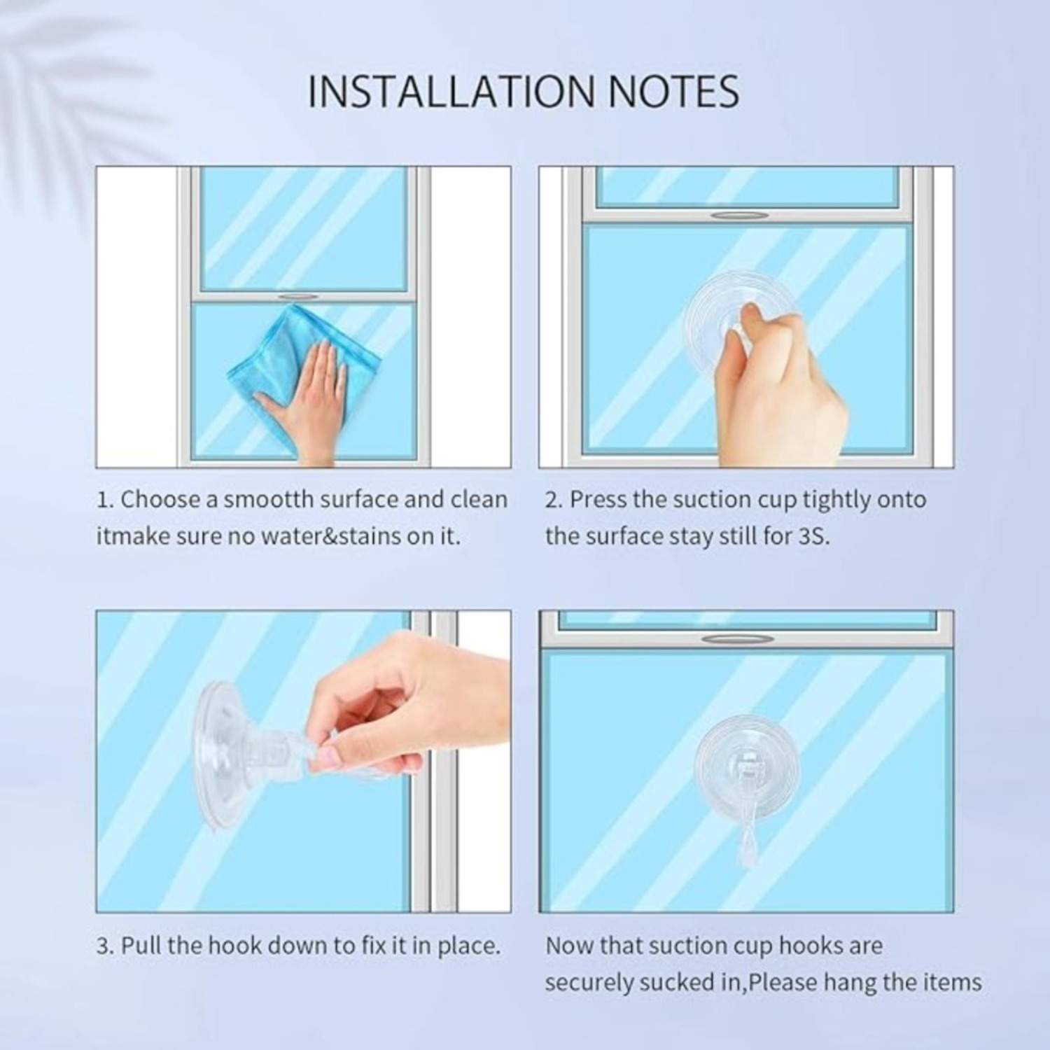 Set Of 8 Suction Cup Hooks With Strong Suction, Transparent Universal Hooks For Smooth Surfaces, Reusable Suction Cups For Party Decorations And Household Use — foto 4