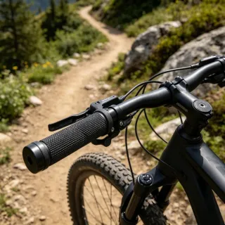 Handlebar Grip Set, Suitable For Mountain Bikes And City Bikes; Easy To Replace And Install; Sturdy And Durable; Provides A Comfortable Grip