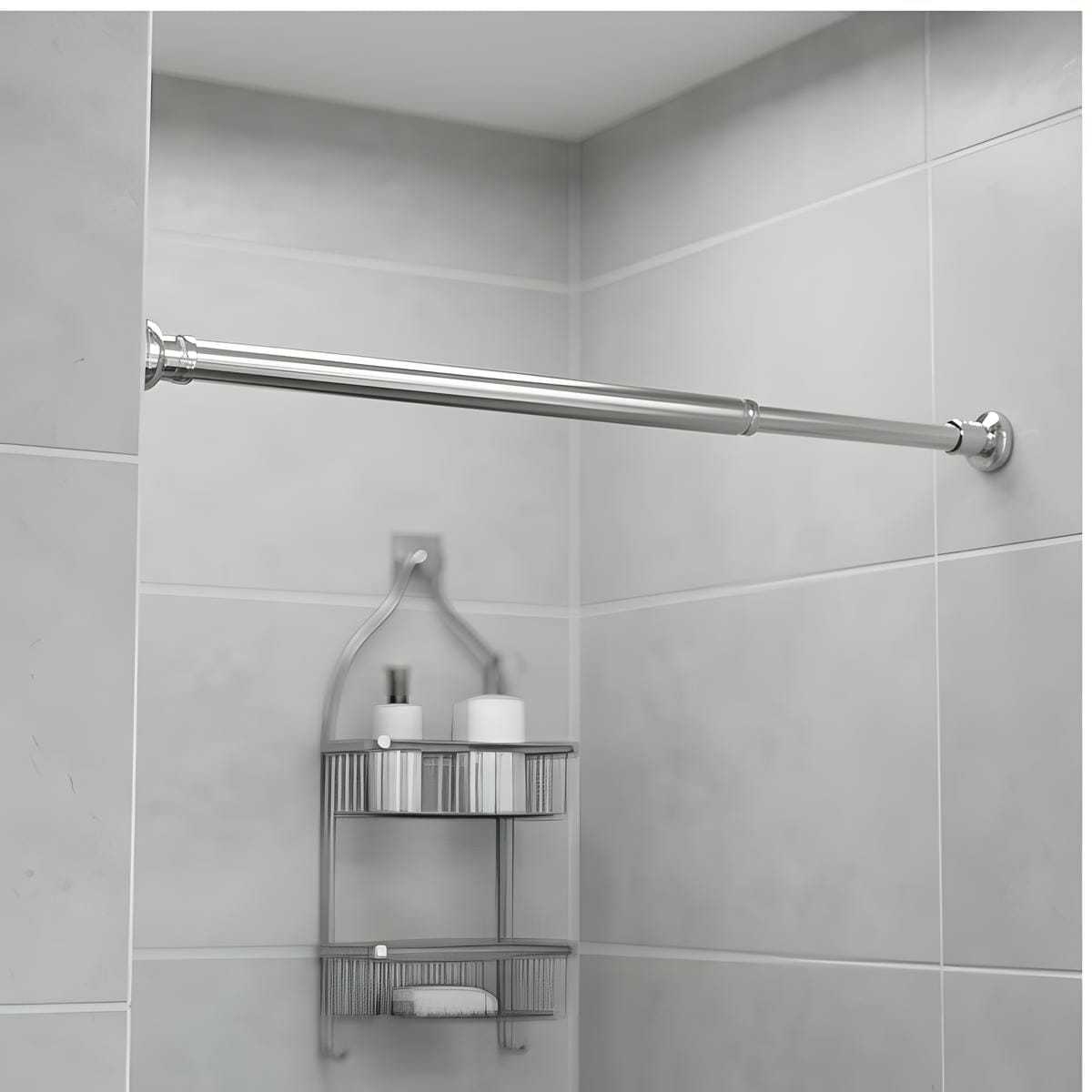 Adjustable Tension Rod 68–193 cm (No Drilling)
