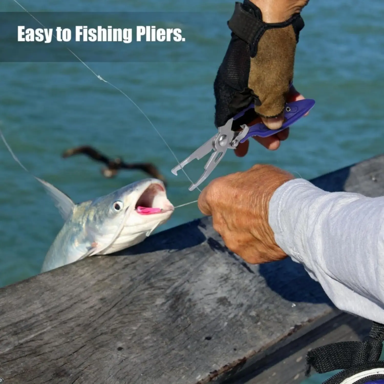 3-piece Fishing Fish Killer Set 24.5 Cm Aluminum Fish Killer Includes Fishing Pliers And Hook Remover Fishing Accessories For Beginners Outdoor Carp And Trout F