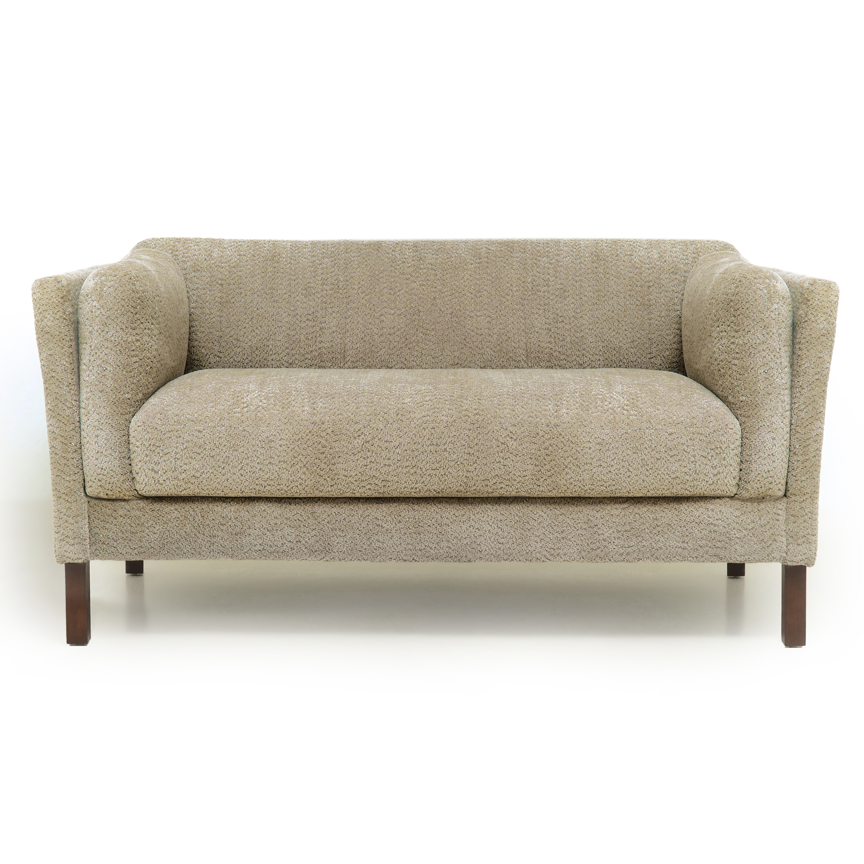 Modern Loveseats 58.27 Inches  Chenille Fabric Sofa Chair, Decorative Sofa, With Removable Cushion, Living Room, Study, Lounge Room,camel — foto 3