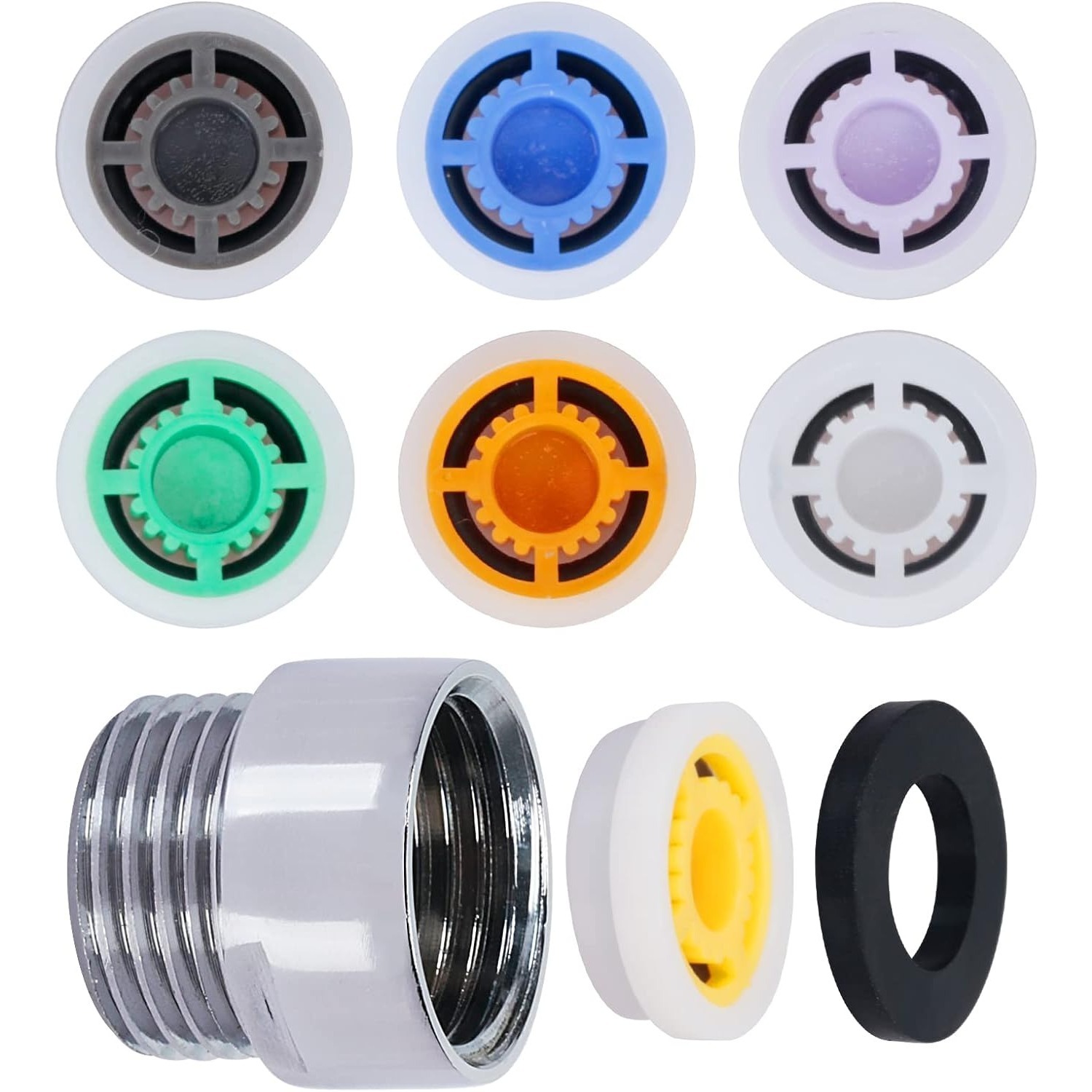 Flow Restrictor, Water Saver, Shower Flow Reducer, Shower Hose, Water-Saving Showerhead, Water-Saving Insert, Shower Water Saver—Up To 70% Water Savings, 4 L/min