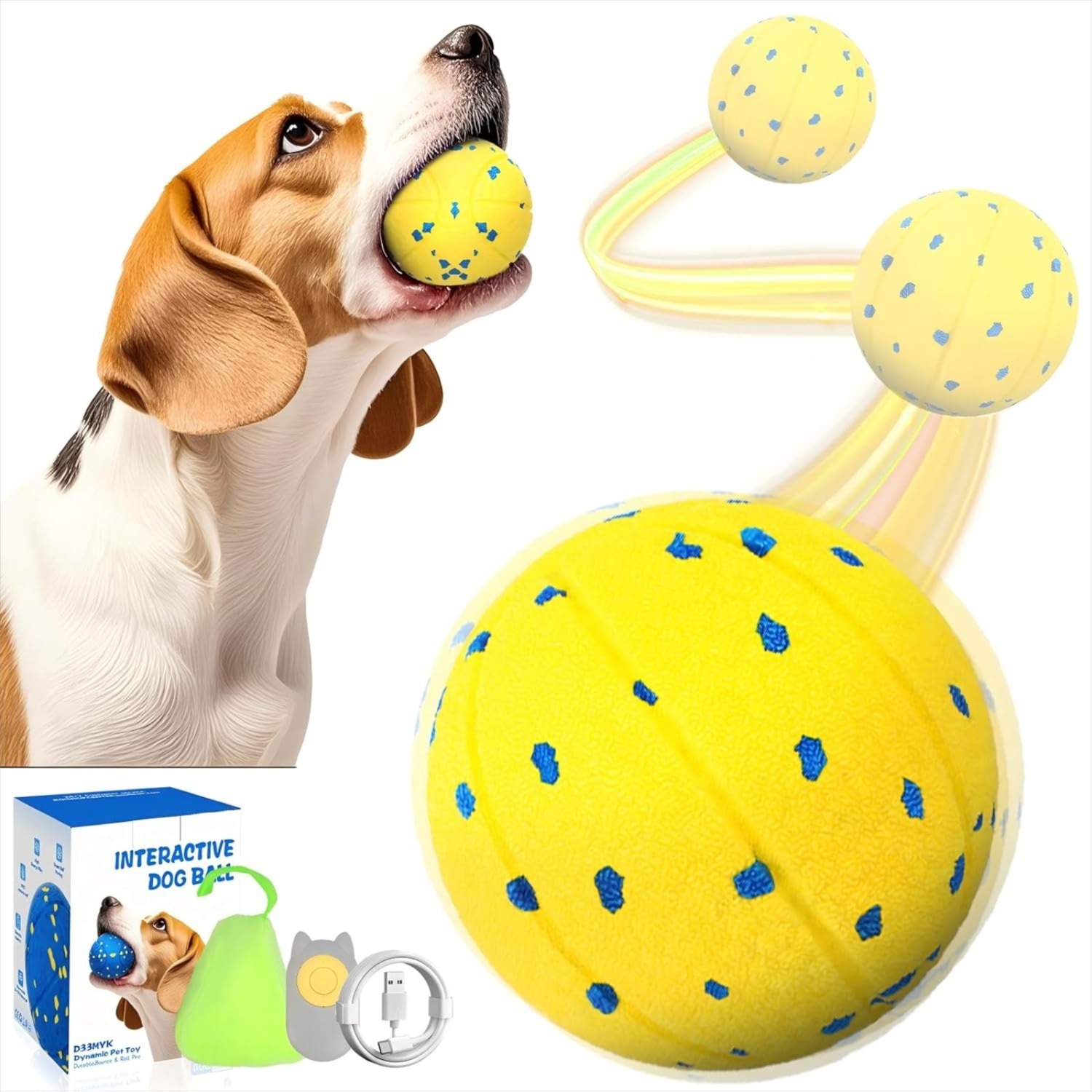 Juguete interactivo eléctrico para perros