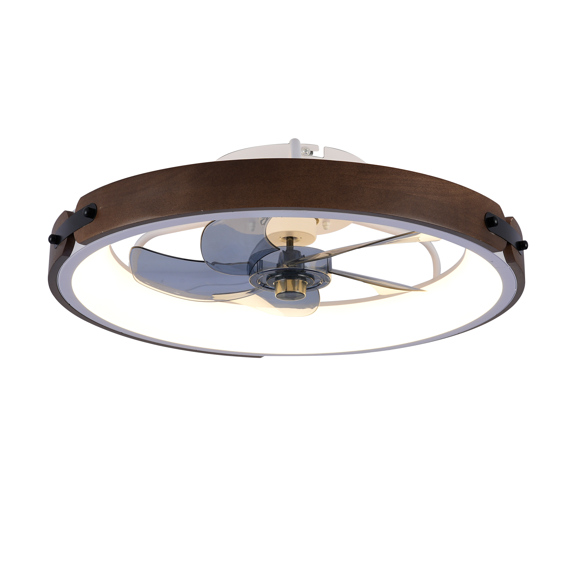 Ventilador de techo con luz LED y control remoto