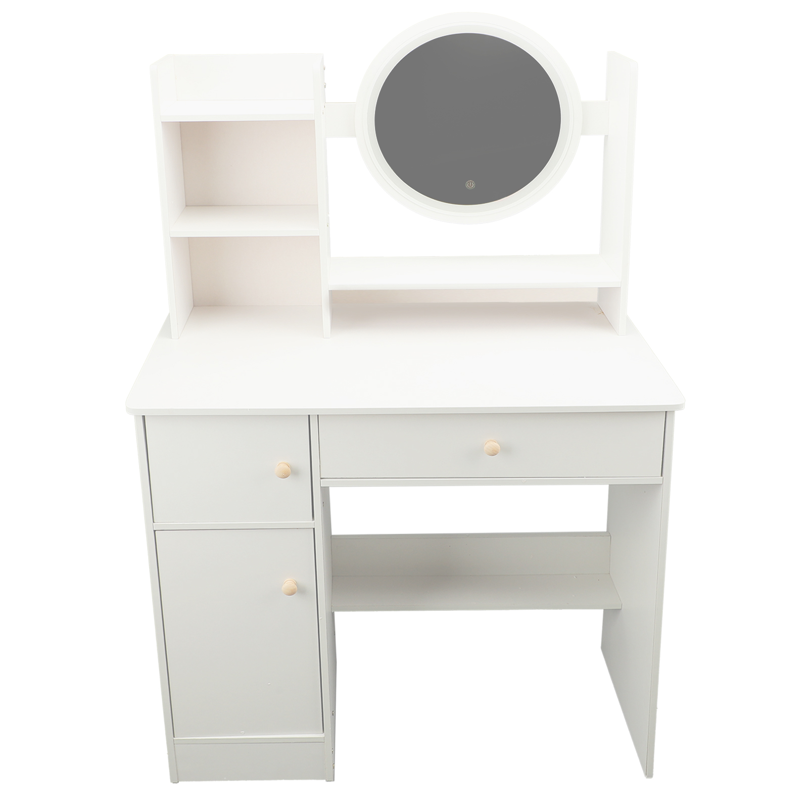 Bureau de vanité avec miroir et lumières – Image 3