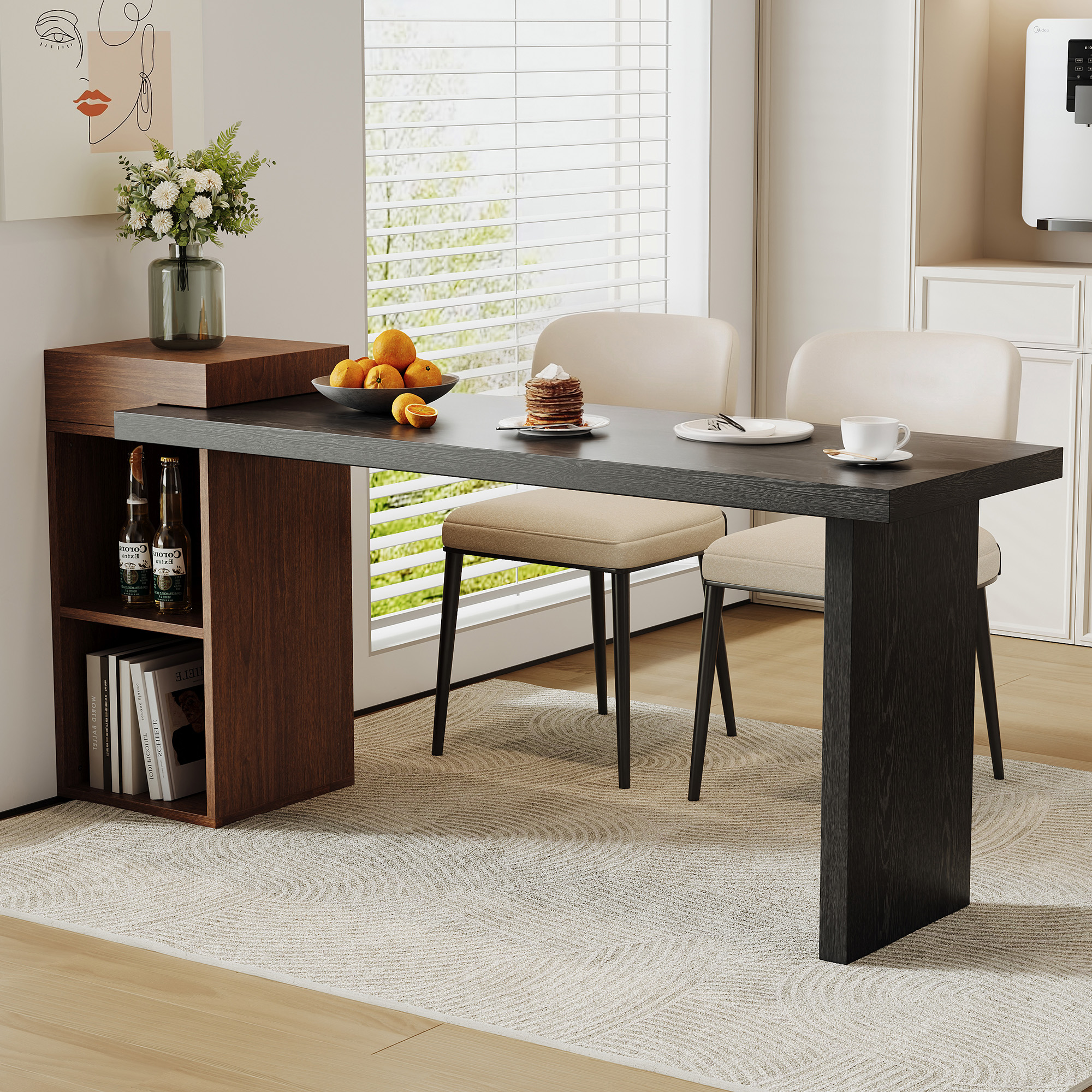Two-Tone MDF Side Table, picture 4 of 4