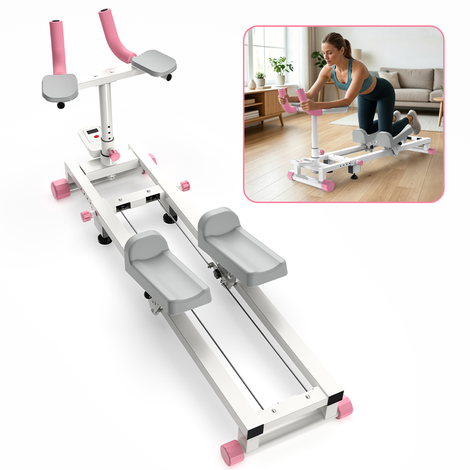Crawl Spine Stretch Trainer, Spine Twist And Stretch Trainer, Core Training Equipment For Home Gym Office Daily Workout 4