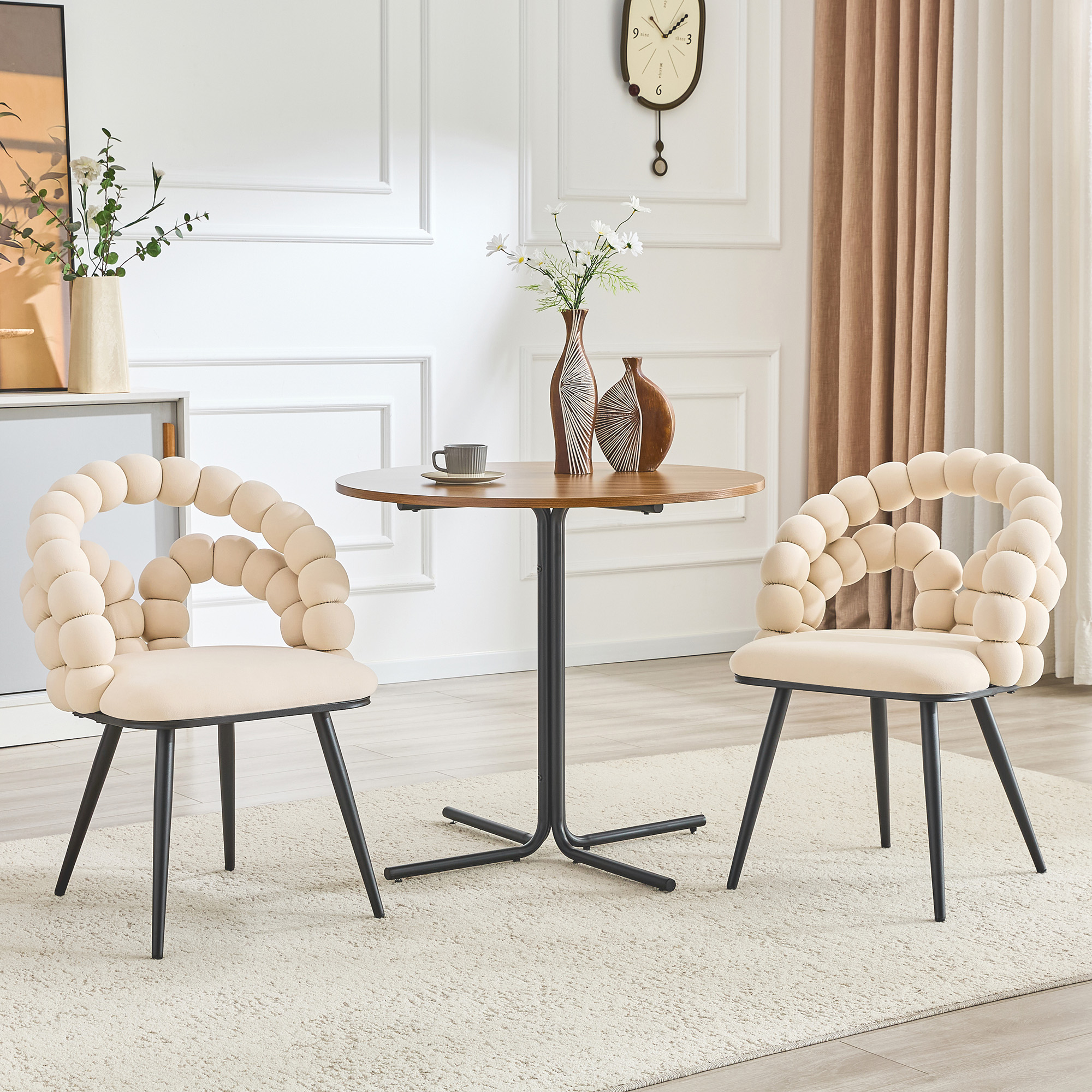 Velvet Bubble Dining Chairs, picture 4 of 4