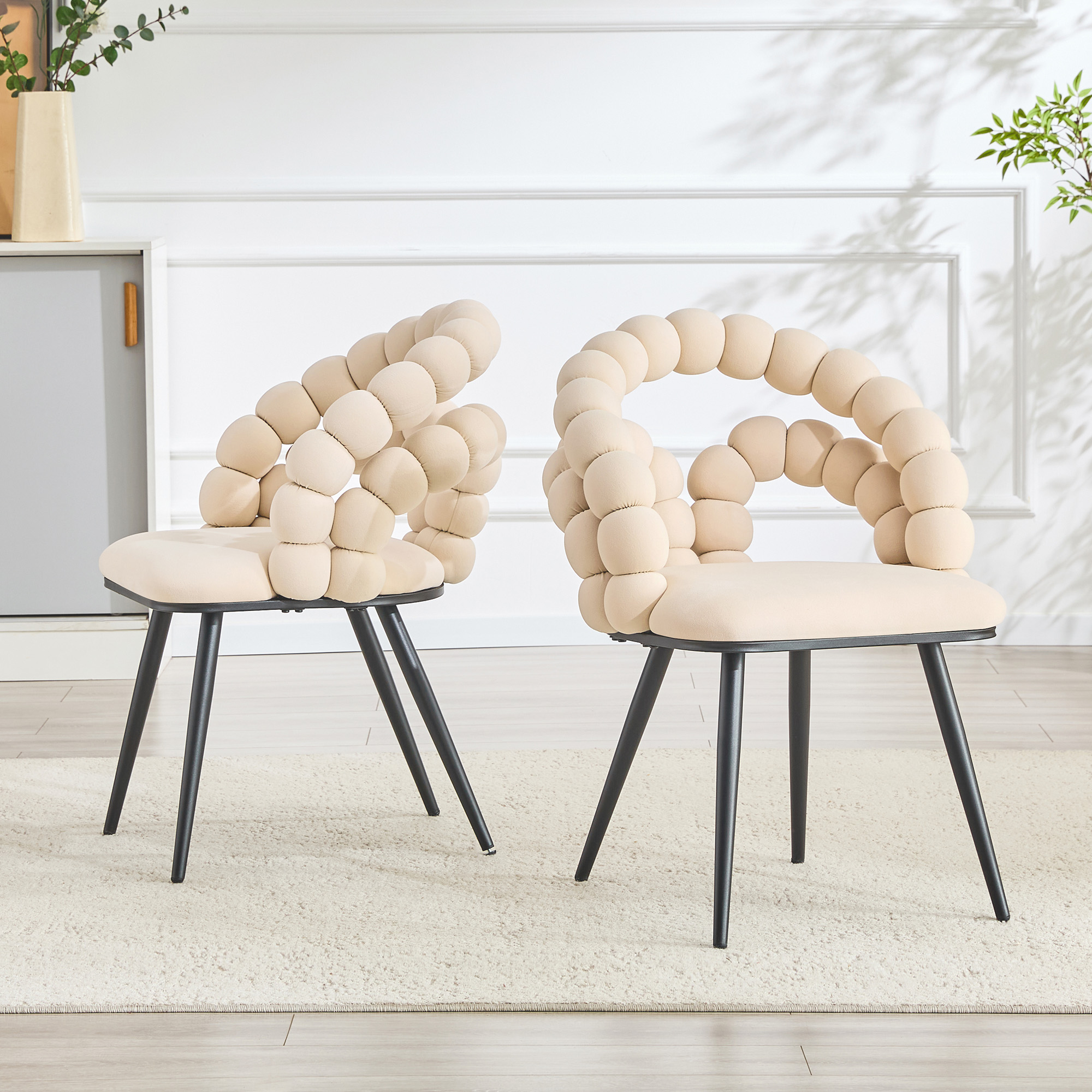 Velvet Bubble Dining Chairs