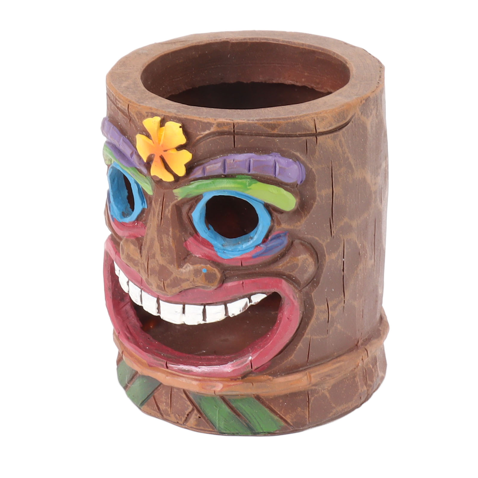Grimace Ashtray Resin Tree Face Candle Holder Pen Holder Decorative Ornament For Indoor And Outdoor Type A