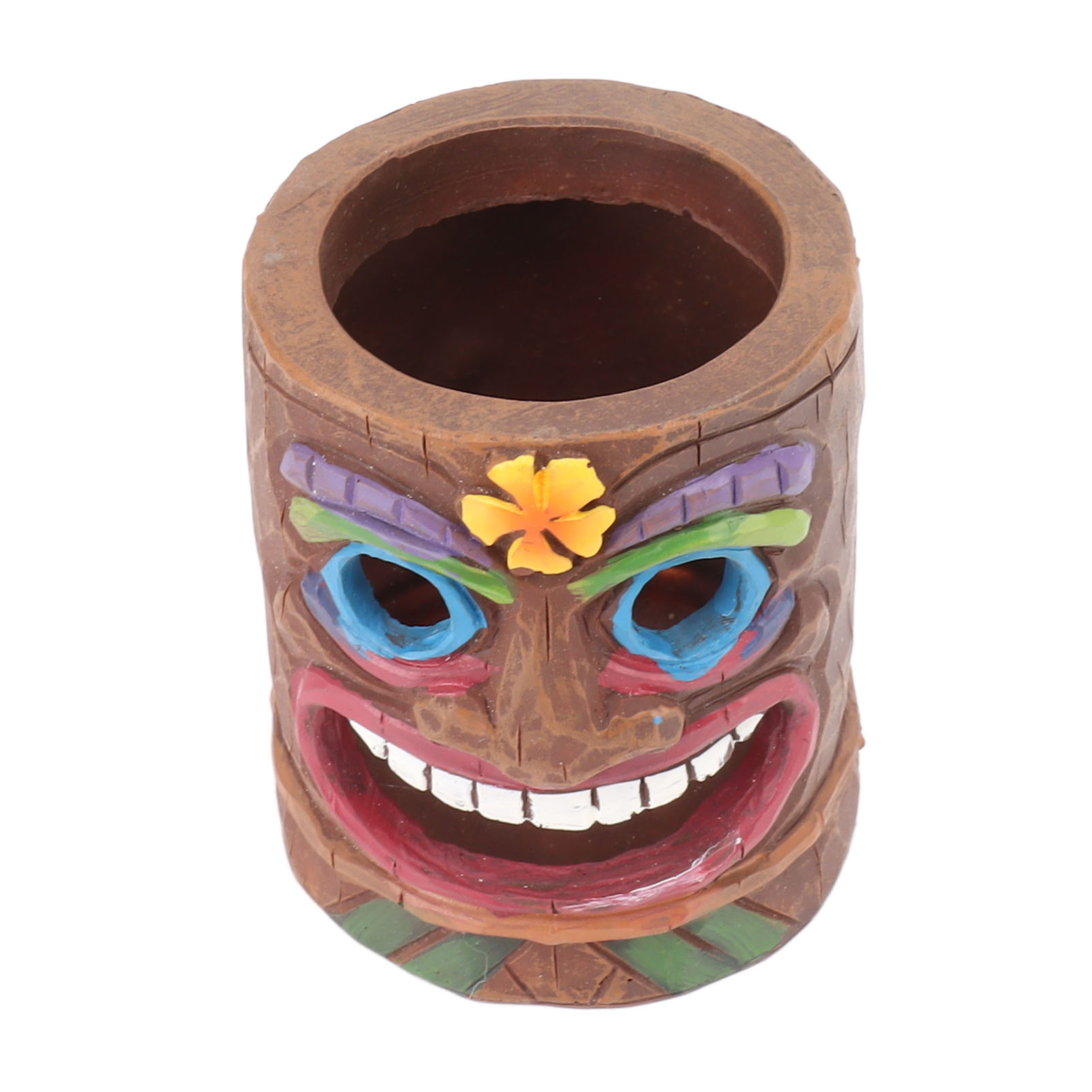 Grimace Ashtray Resin Tree Face Candle Holder Pen Holder Decorative Ornament For Indoor And Outdoor Type A
