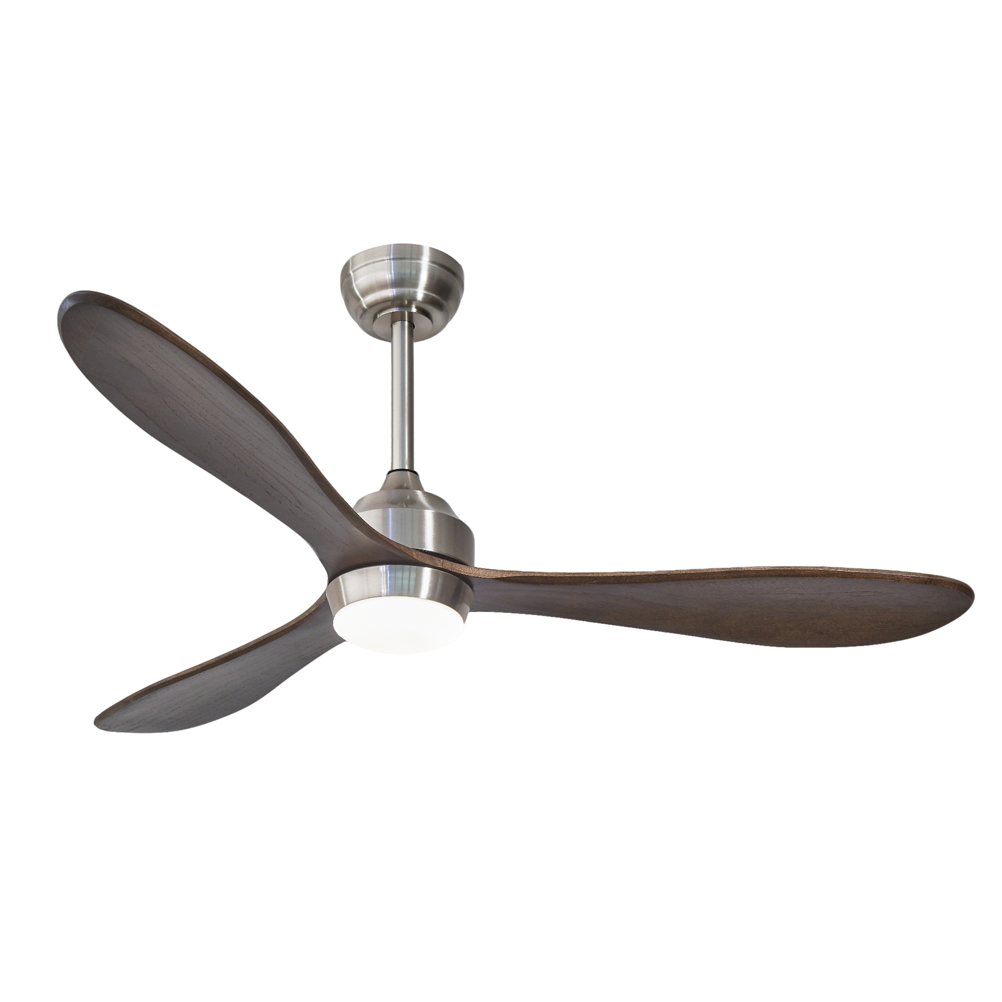 Ventilateur de plafond 52 pouces avec lumières ,télécommande, 3 PIÈCES SOLIDES