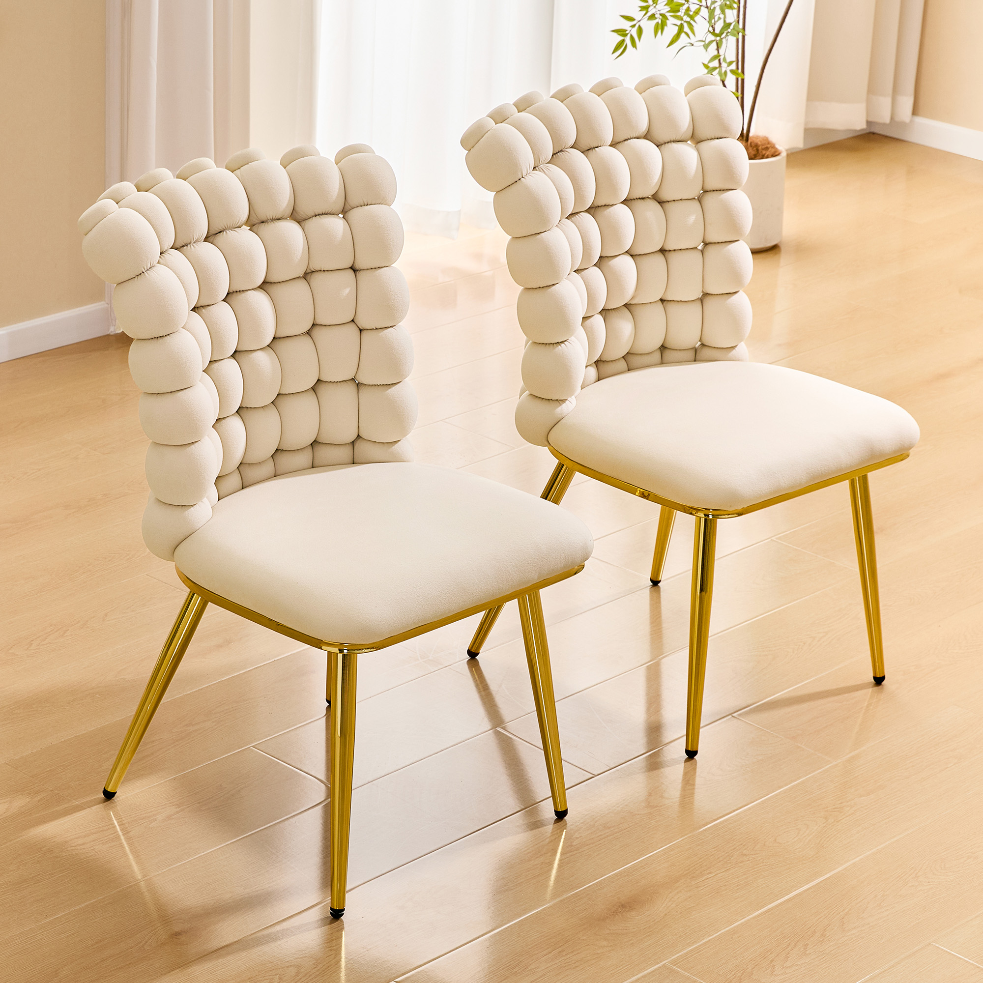 Velvet Swivel Accent Chair Set, picture 2 of 4