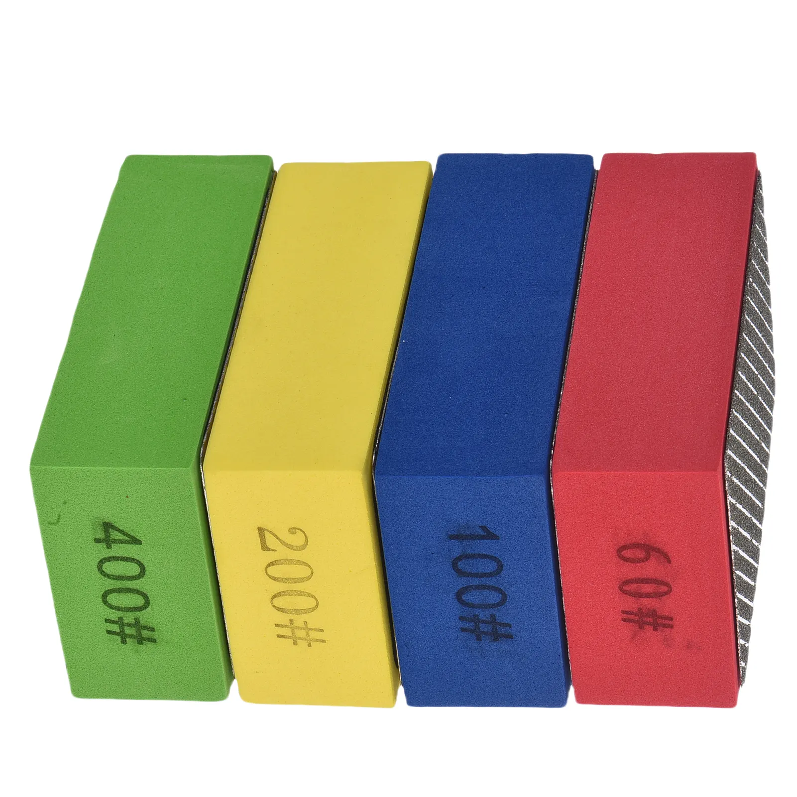 Diamond Hand Polishing Pads Set Sanding Block
