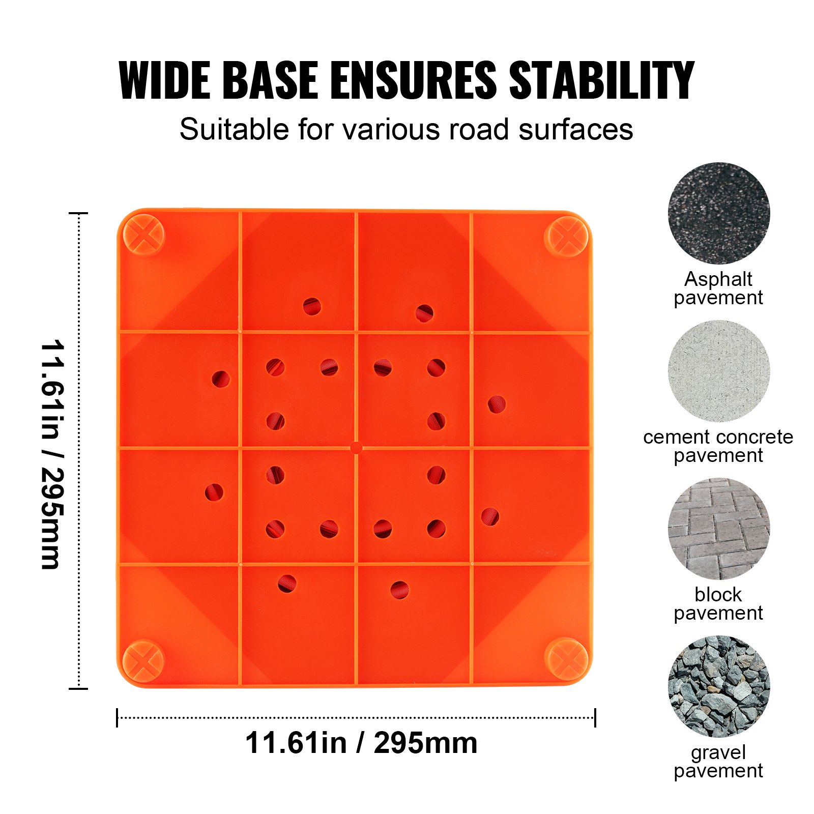 Safety Cones, 4 Pack 28 Inch Collapsible Traffic Construction With Reflective — image 2