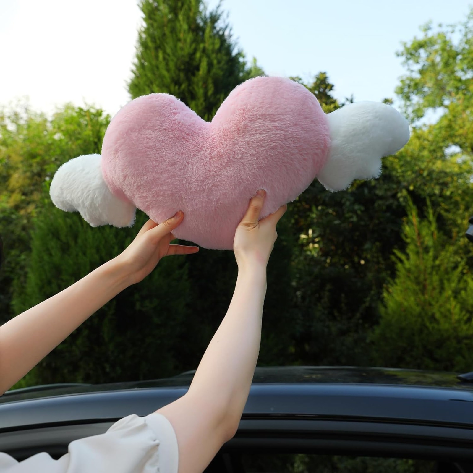 Heart Angel Wing Neck Pillows