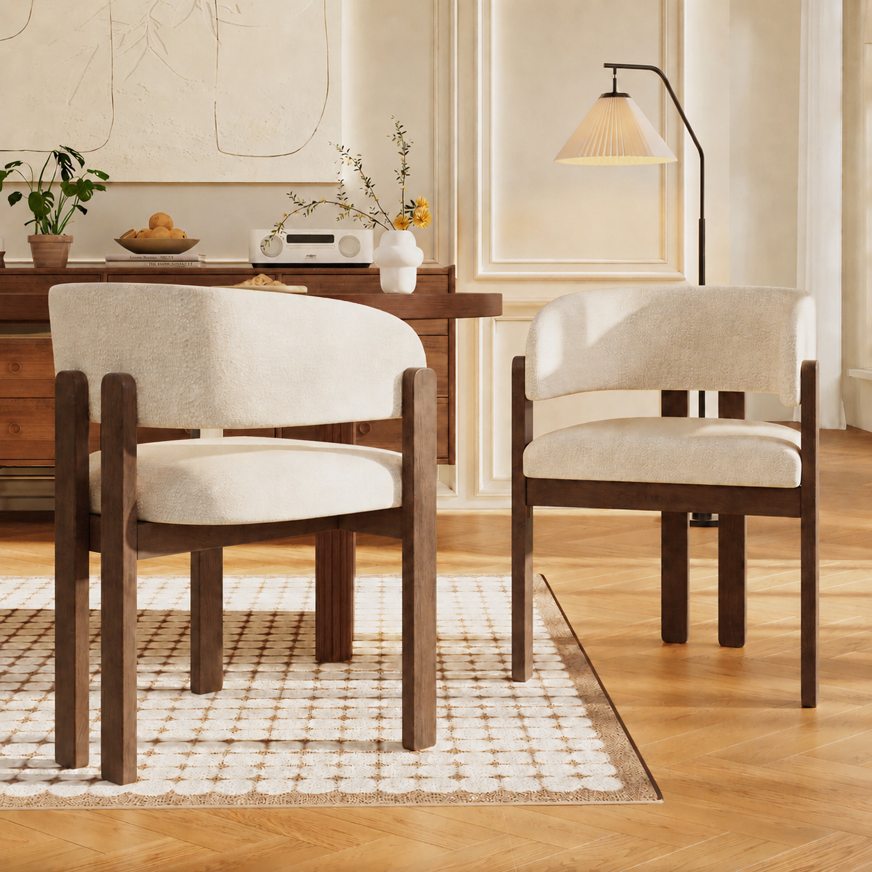Set Of 2, Solid Wood Chairs, Dining Suitable For Homes, Restaurants, Living — image 5
