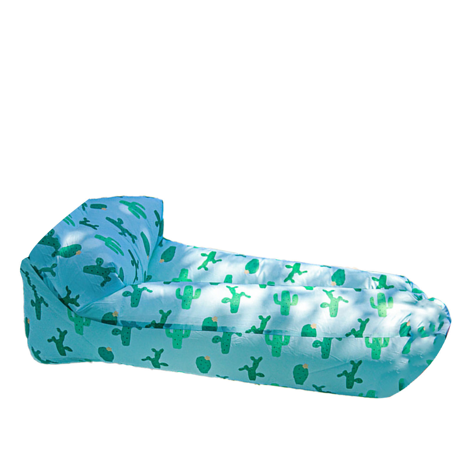 Chaise longue gonflable portable pliable en fibre de polyester confortable bonne – Image 5