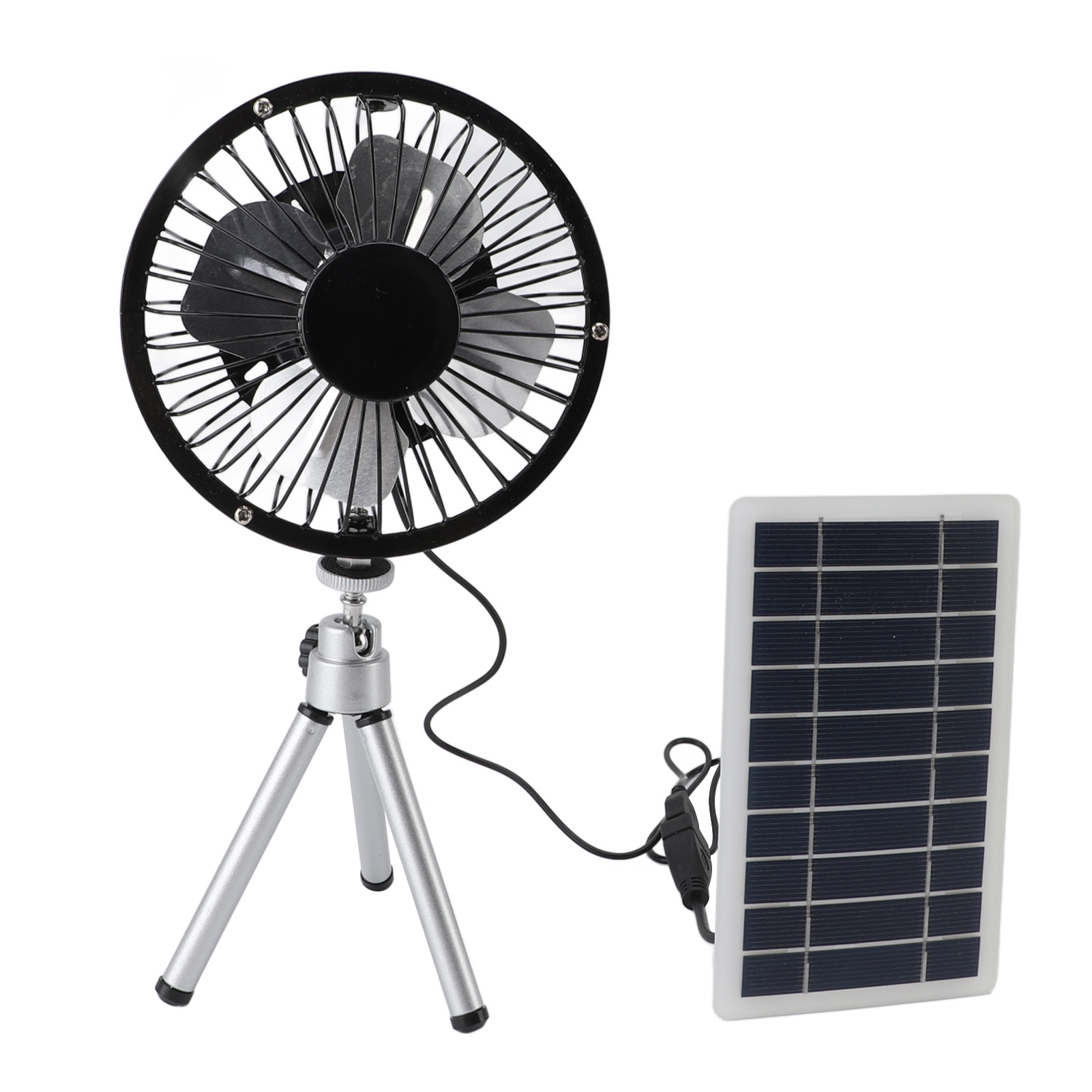 10W Solar Panel Exhaust Fan Monocrystalline Silicon Solar Powered Ventilator Fan Kit With Stand For Pet House Chicken Coop RV Greenhouse — foto 3