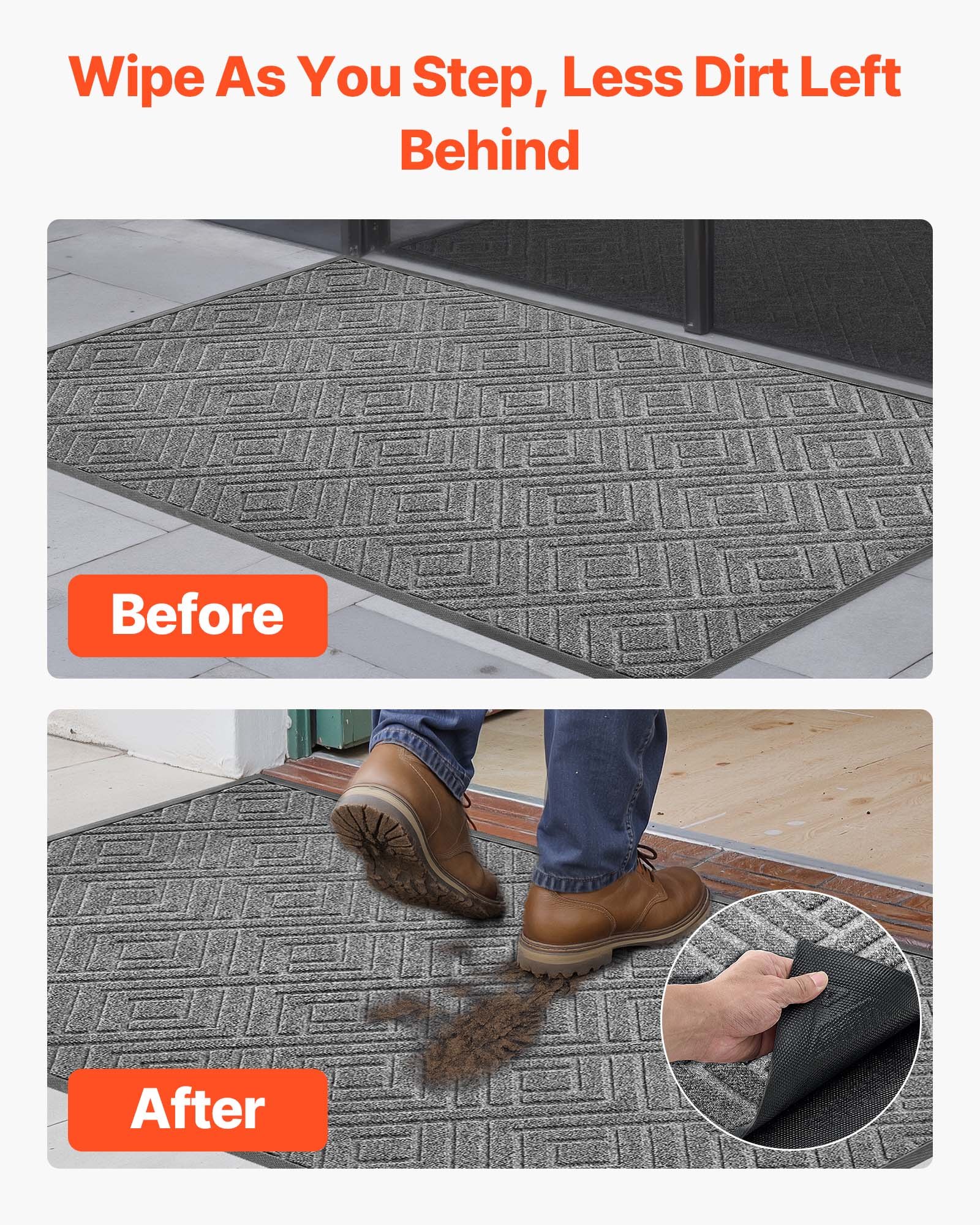 Front Door Mat, 1562 X 914 Mm Commercial Floor For Indoor And Outdoor, Modern — image 4